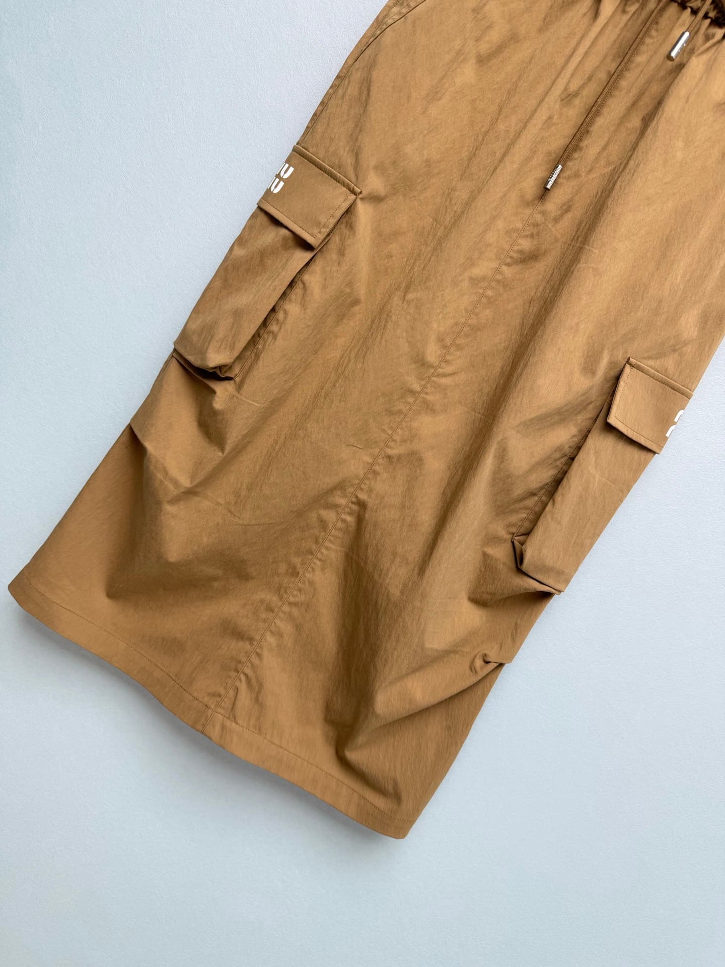 C18459 🔥🔥MIUMI*26 new vintage/retro workwear midriff dress! The MIU-style workwear midriff dress perfectly balances “coolness” and “girliness”. Made of quick-drying nylon fabric, it’s highly breathable in summer, wrinkle-resistant and easy to care for—no  — image 4