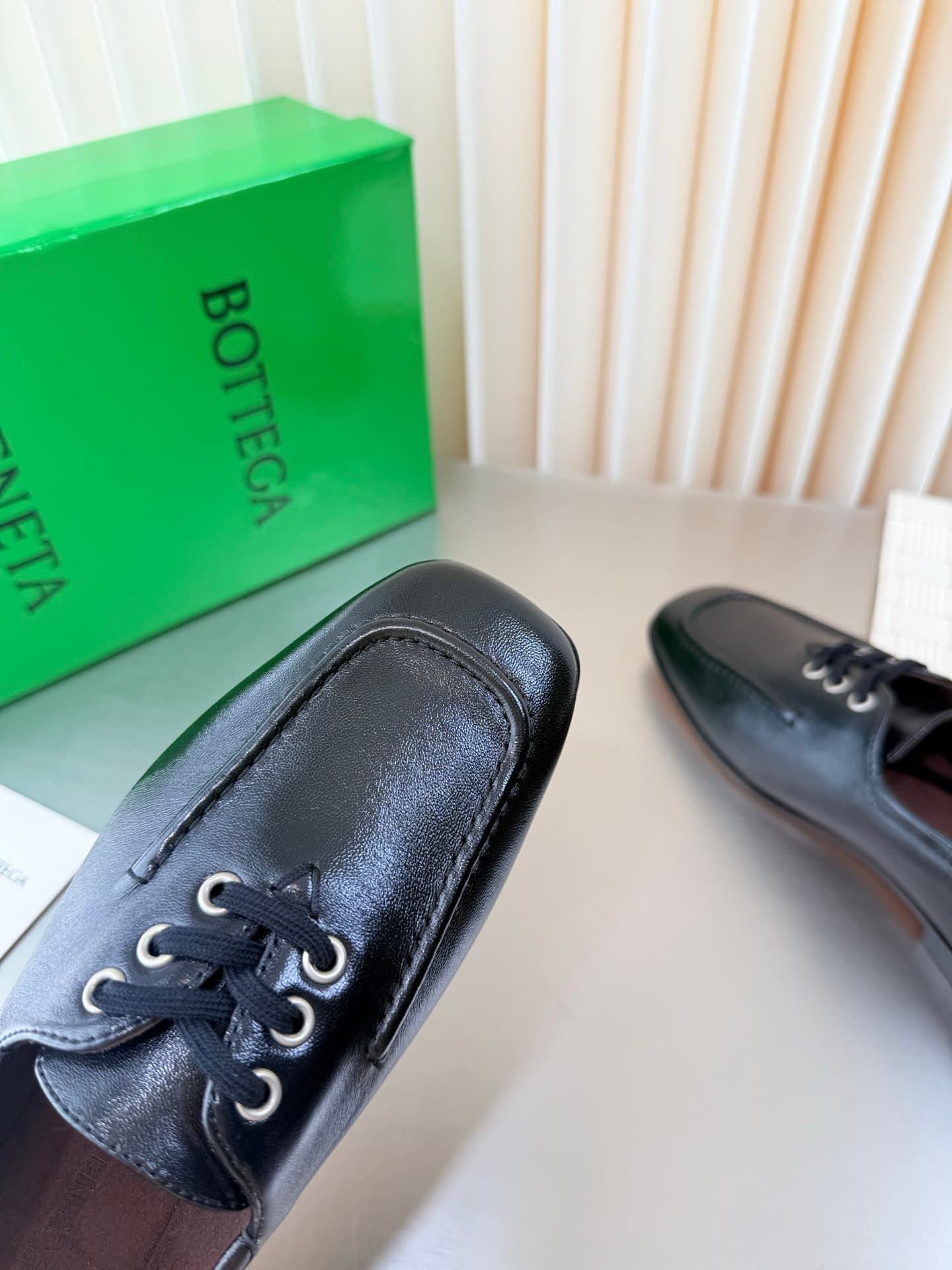 D13732 BV Quality Leather Loafers with Square Toe — image 5
