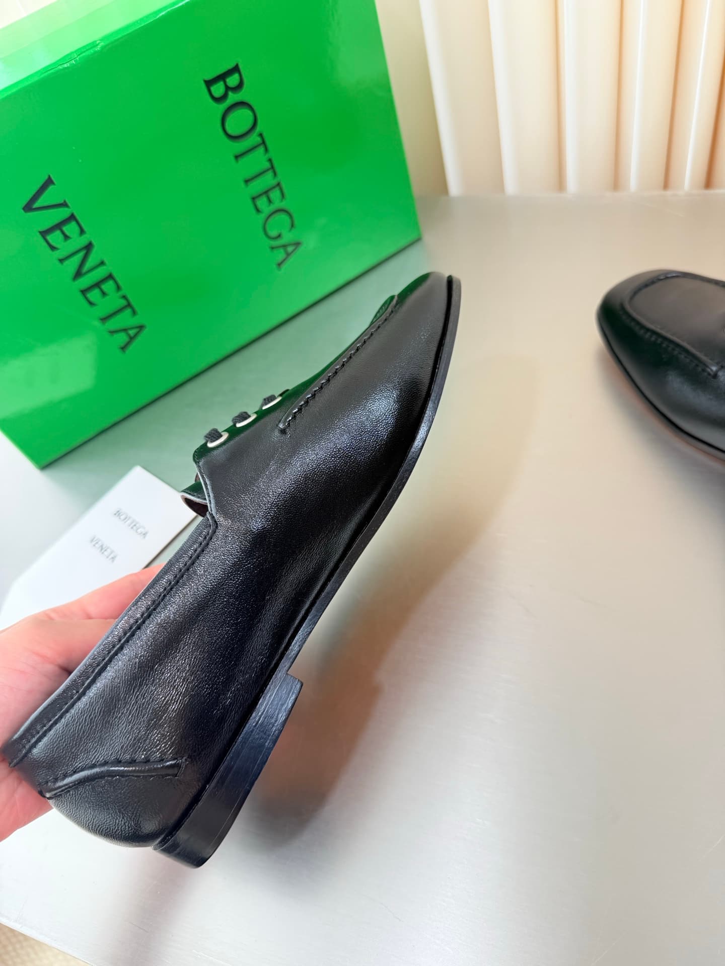 D13732 BV Quality Leather Loafers with Square Toe — image 6