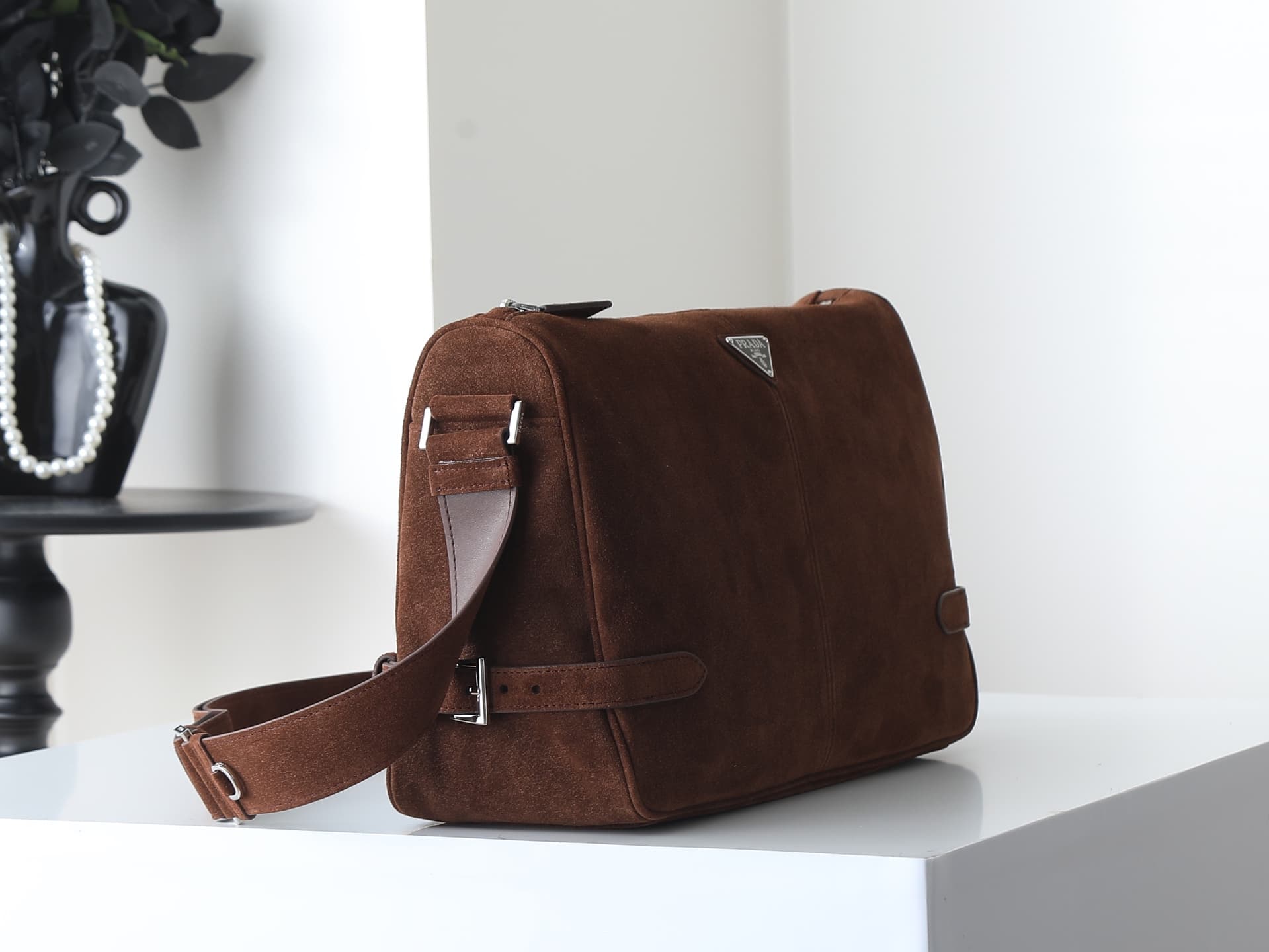 C6966 🎉 New delivery bag 🎉 2VH187 leather, dark brown 🎉🎉 — image 2
