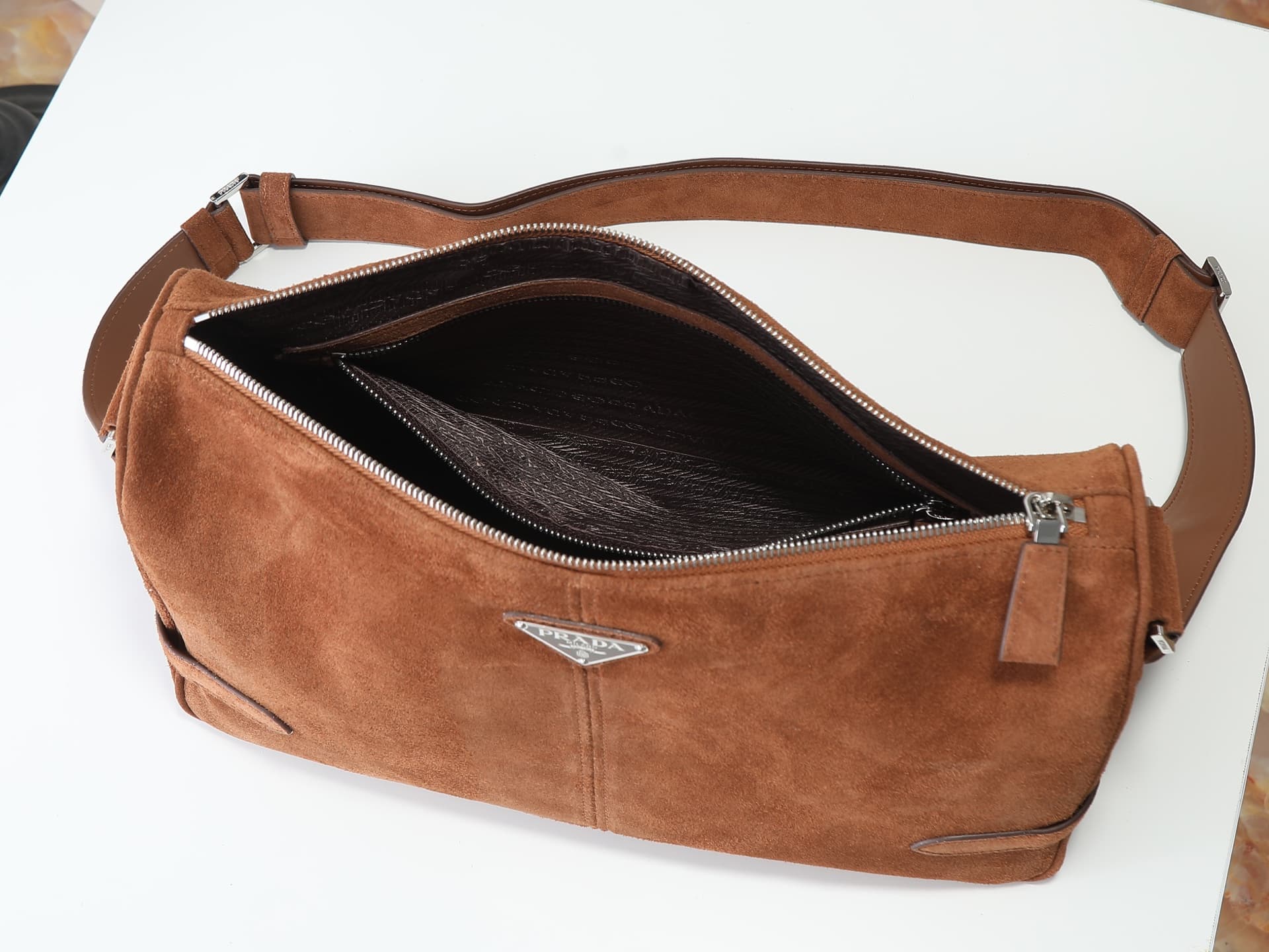 C6965 🎉 New delivery bag 🎉 2VH187 leather, cacao brown 🎉🎉 — image 6