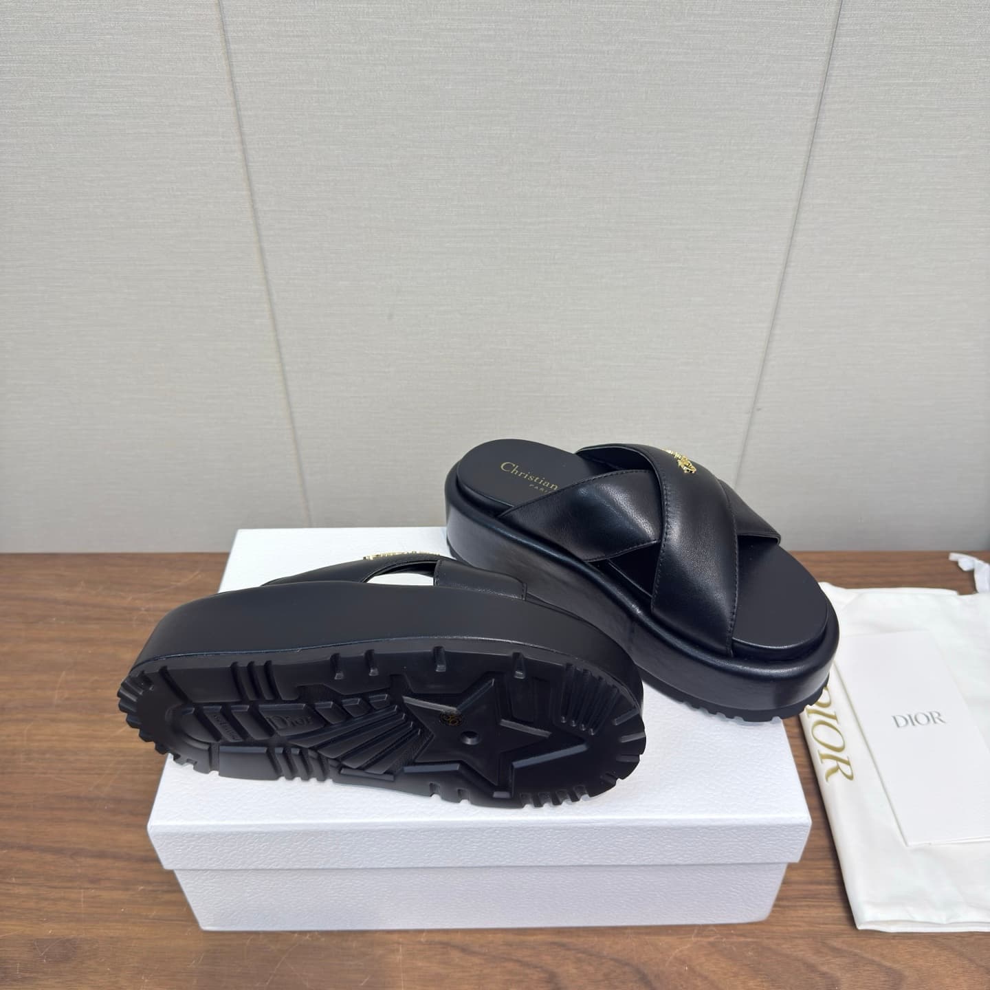 D5767 Dior 26ss – New spring/summer slippers with thick soles — image 5