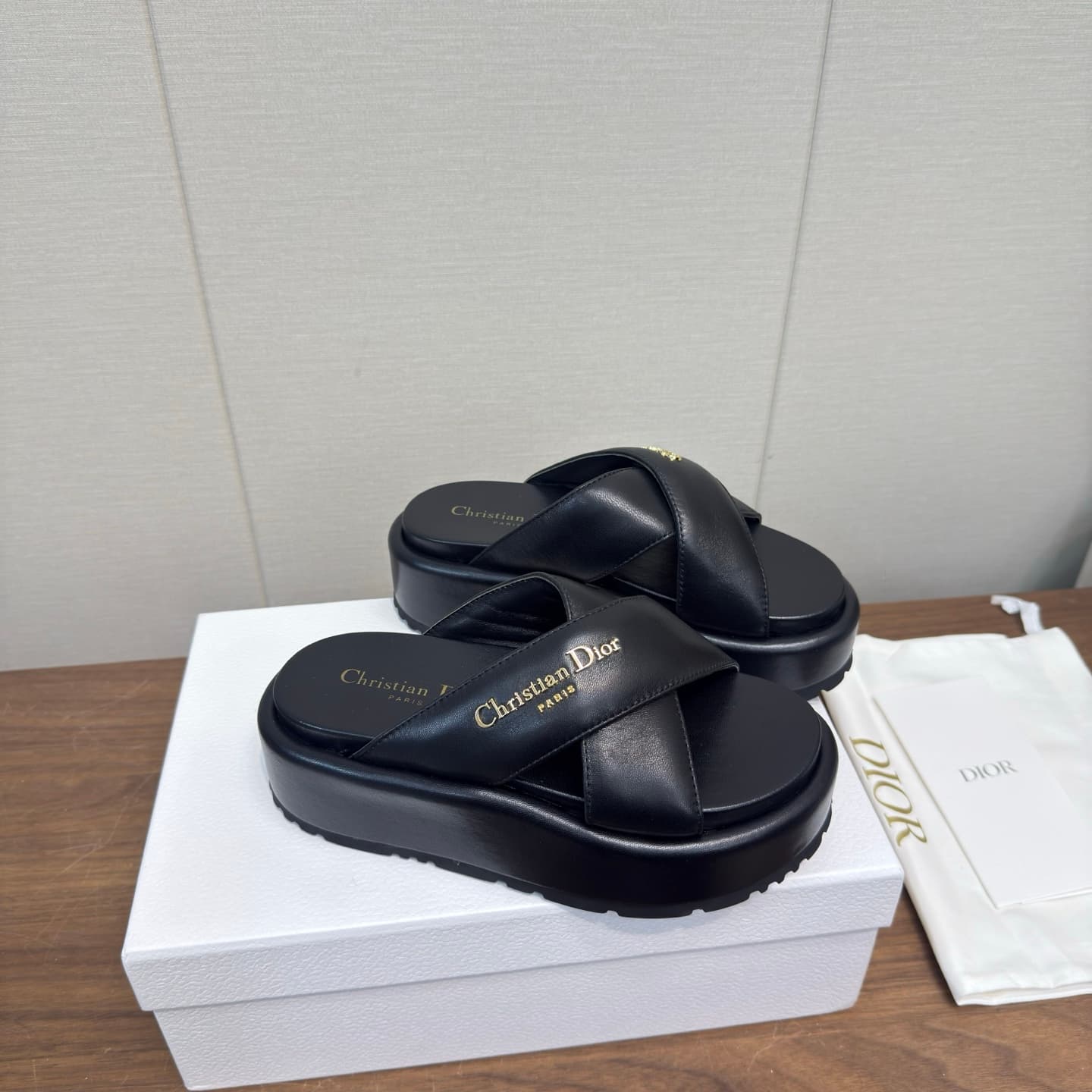 D5767 Dior 26ss – New spring/summer slippers with thick soles — image 6