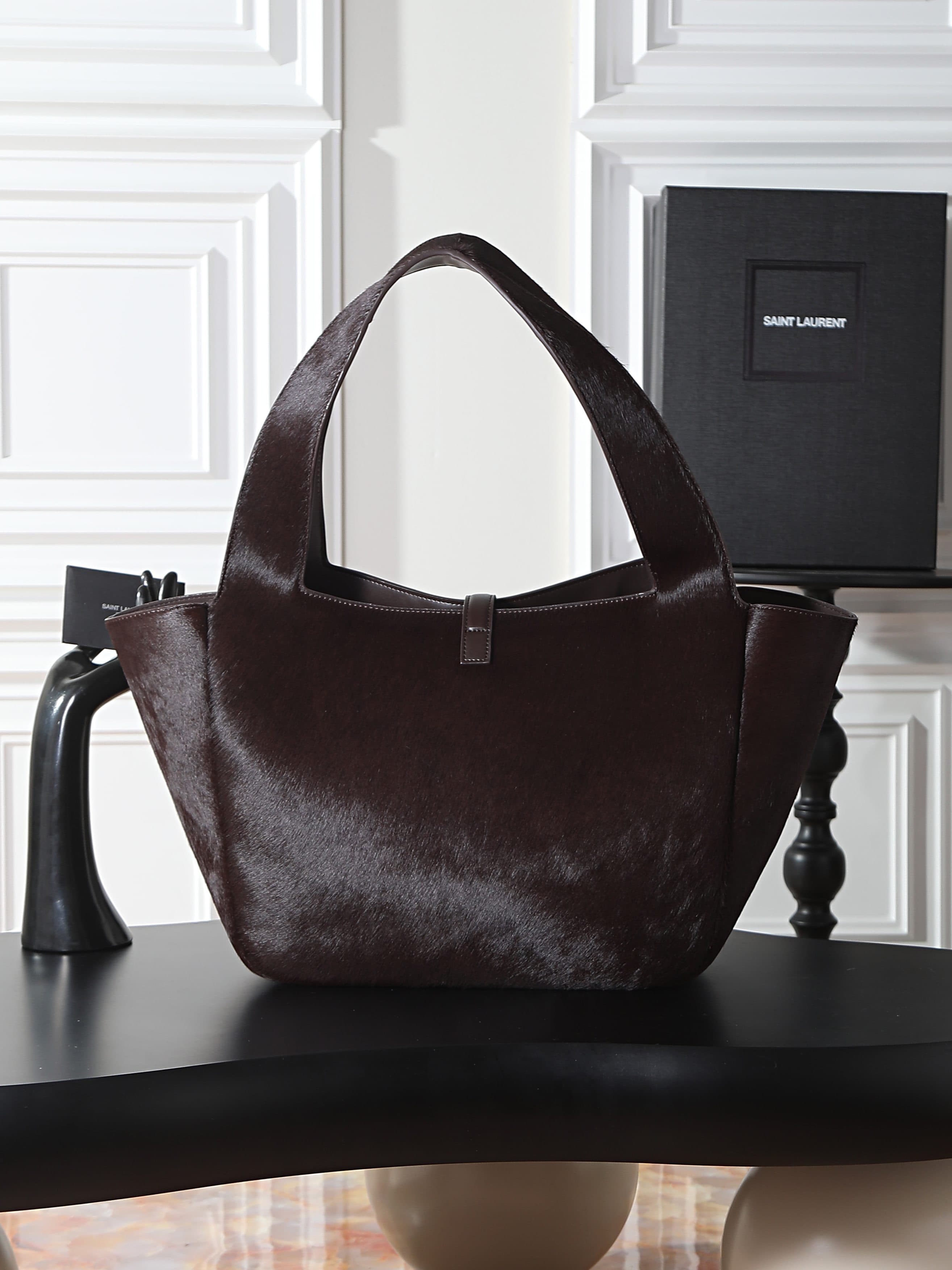 C8510 Coffee with fur gold buttons· — image 5