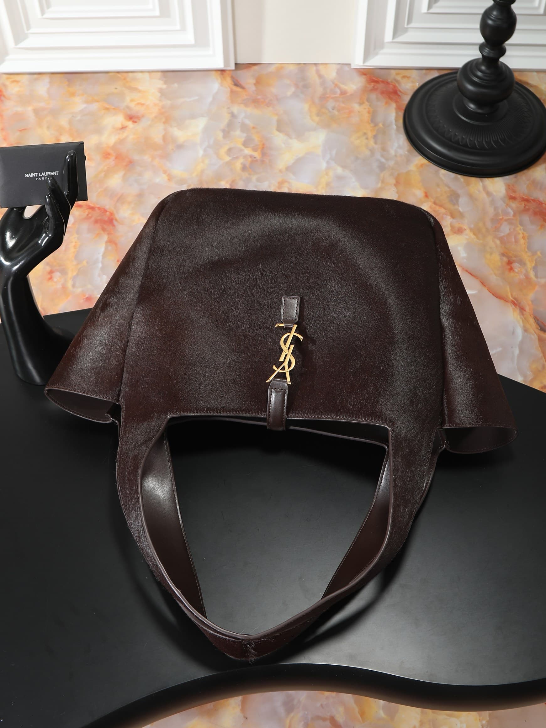 C8510 Coffee with fur gold buttons· — image 7