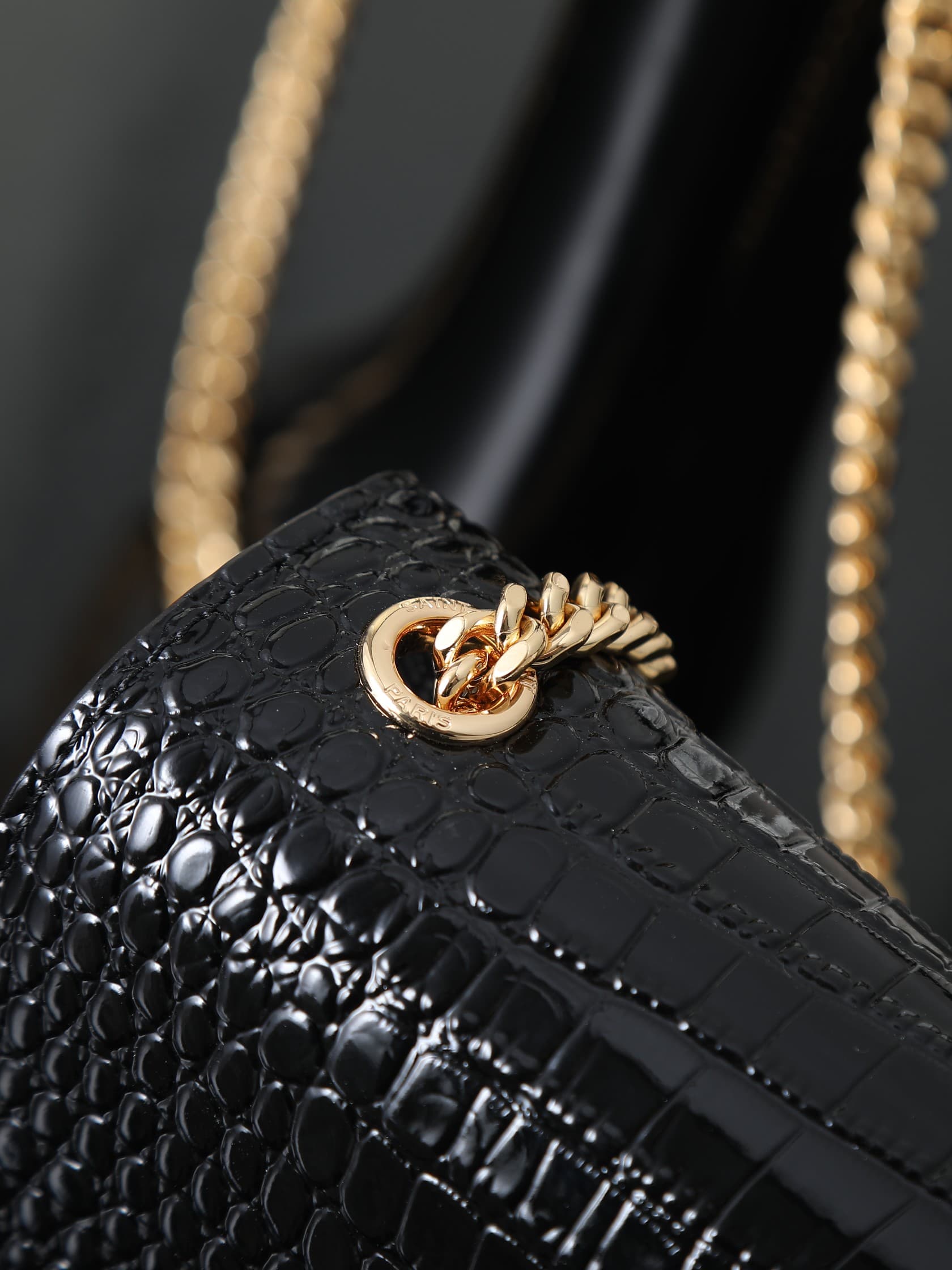 C8453 Black crocodile-patterned gold buttons · 24cm 【Eternal Classic】KATE is definitely Yang Shulin’s eternal classic model – never out of style – a must-have item! A necessity for everyone! Whether it’s ten years ago or ten years from now, KATE remains h — image 5