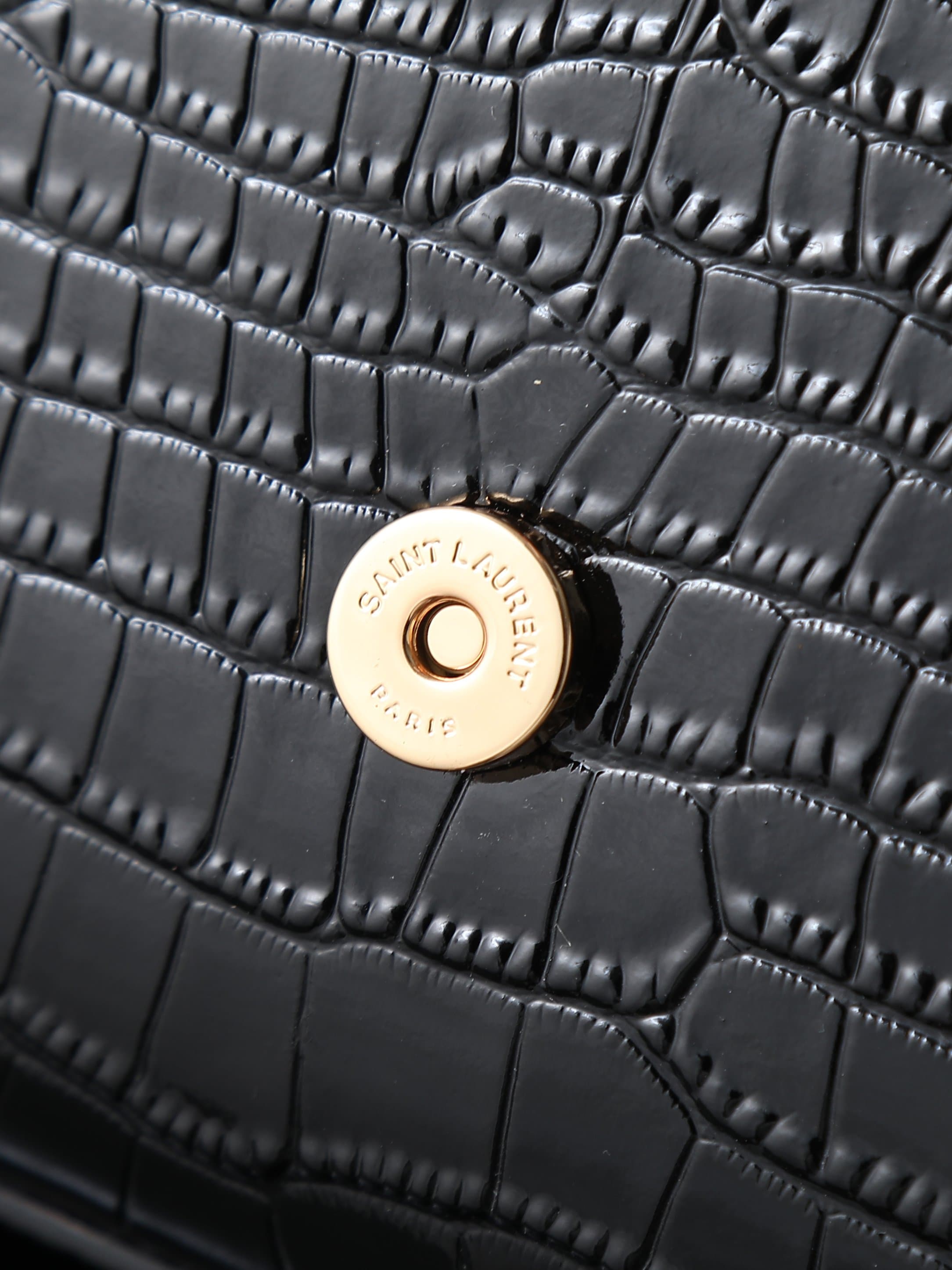 C8453 Black crocodile-patterned gold buttons · 24cm 【Eternal Classic】KATE is definitely Yang Shulin’s eternal classic model – never out of style – a must-have item! A necessity for everyone! Whether it’s ten years ago or ten years from now, KATE remains h — image 2