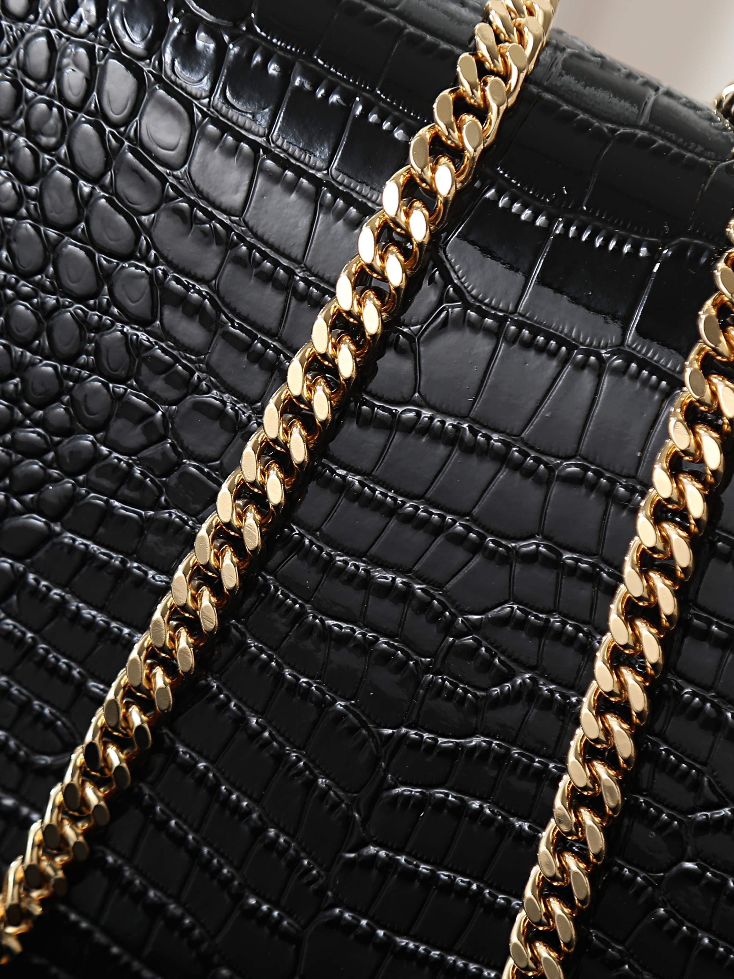 C8453 Black crocodile-patterned gold buttons · 24cm 【Eternal Classic】KATE is definitely Yang Shulin’s eternal classic model – never out of style – a must-have item! A necessity for everyone! Whether it’s ten years ago or ten years from now, KATE remains h — image 7