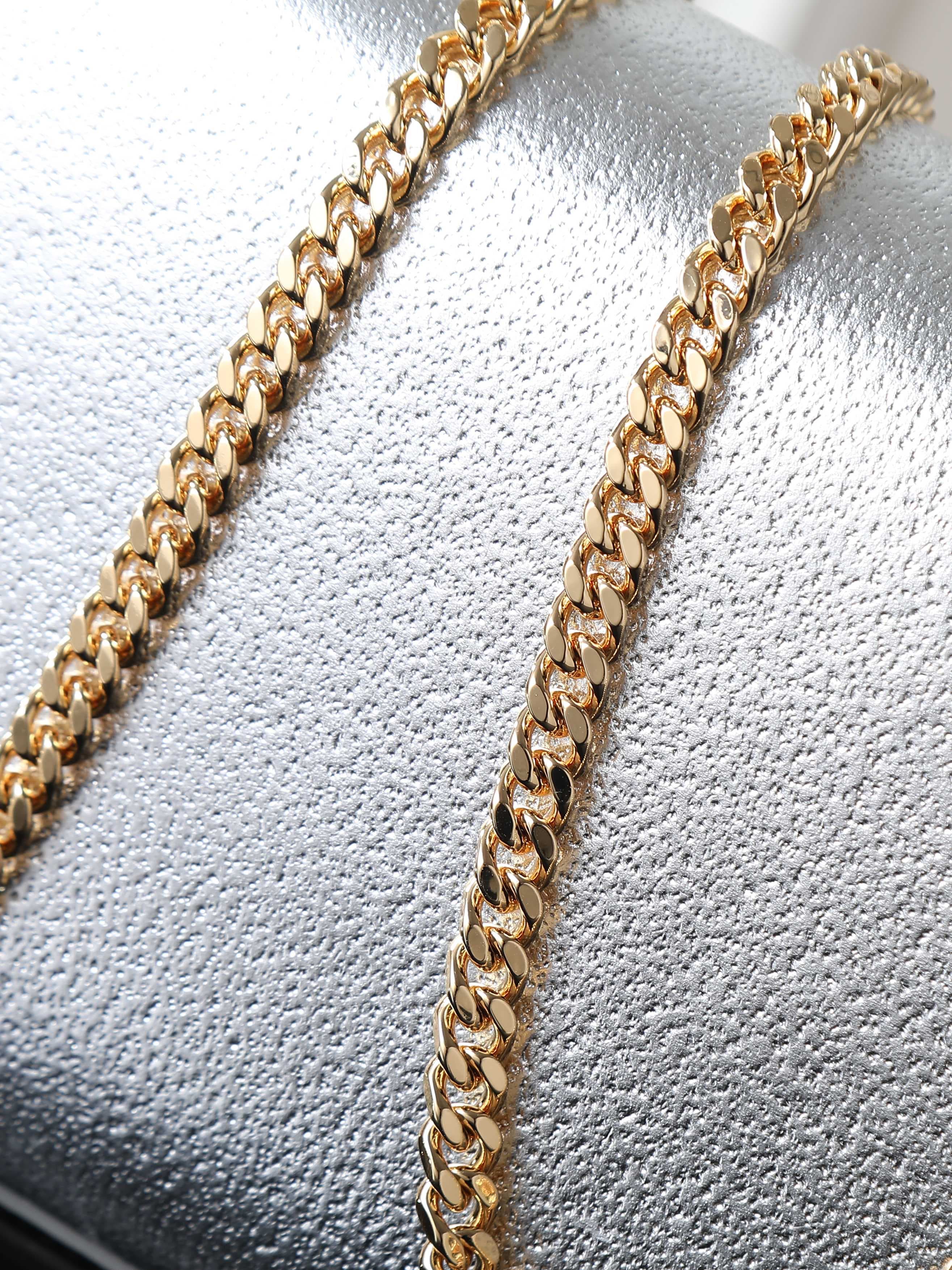 C8435 Silver diamond pattern gold buckles·24cm — image 7