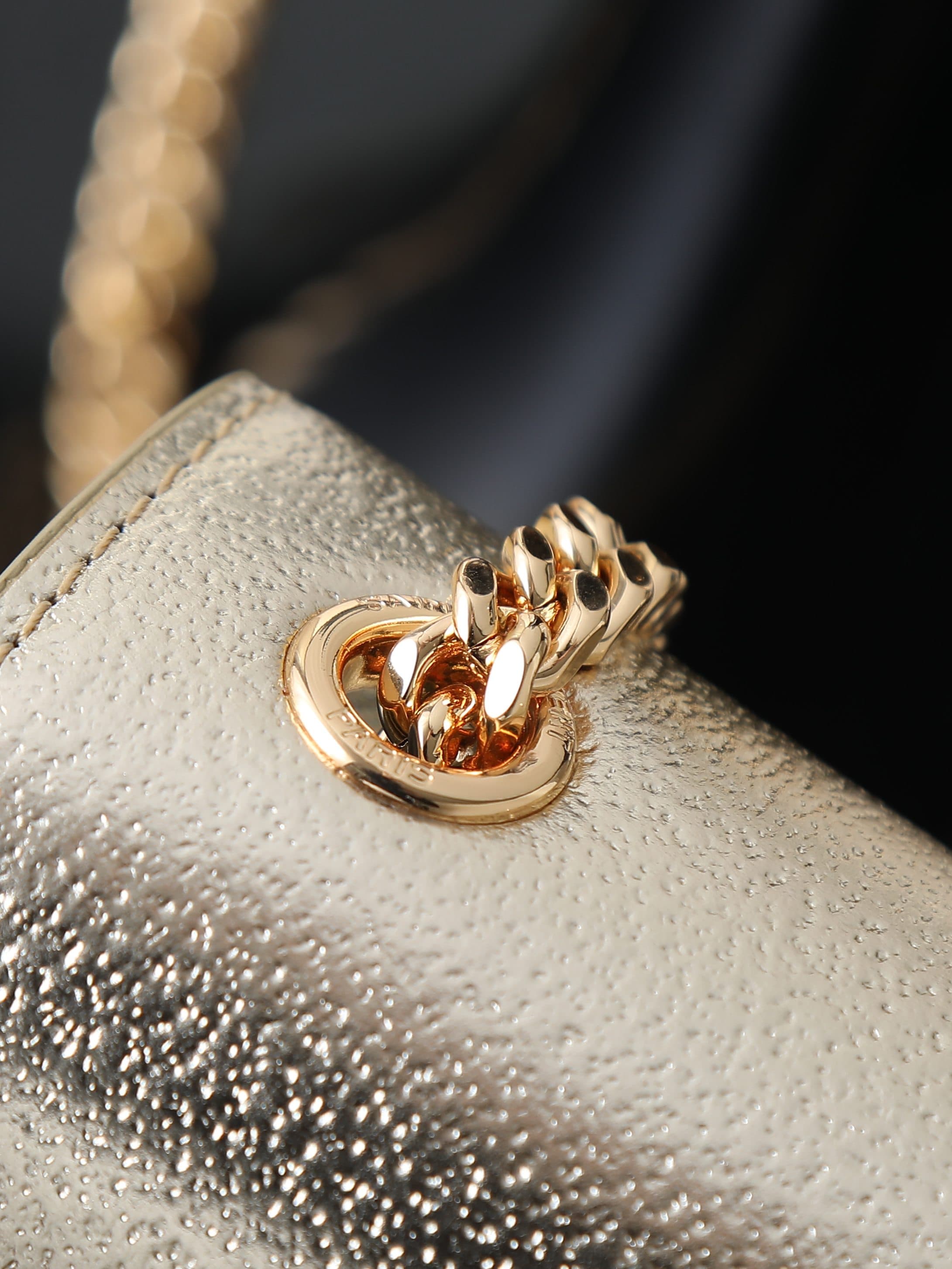 C8430 Golden diamond pattern gold buckles·24cm — image 5