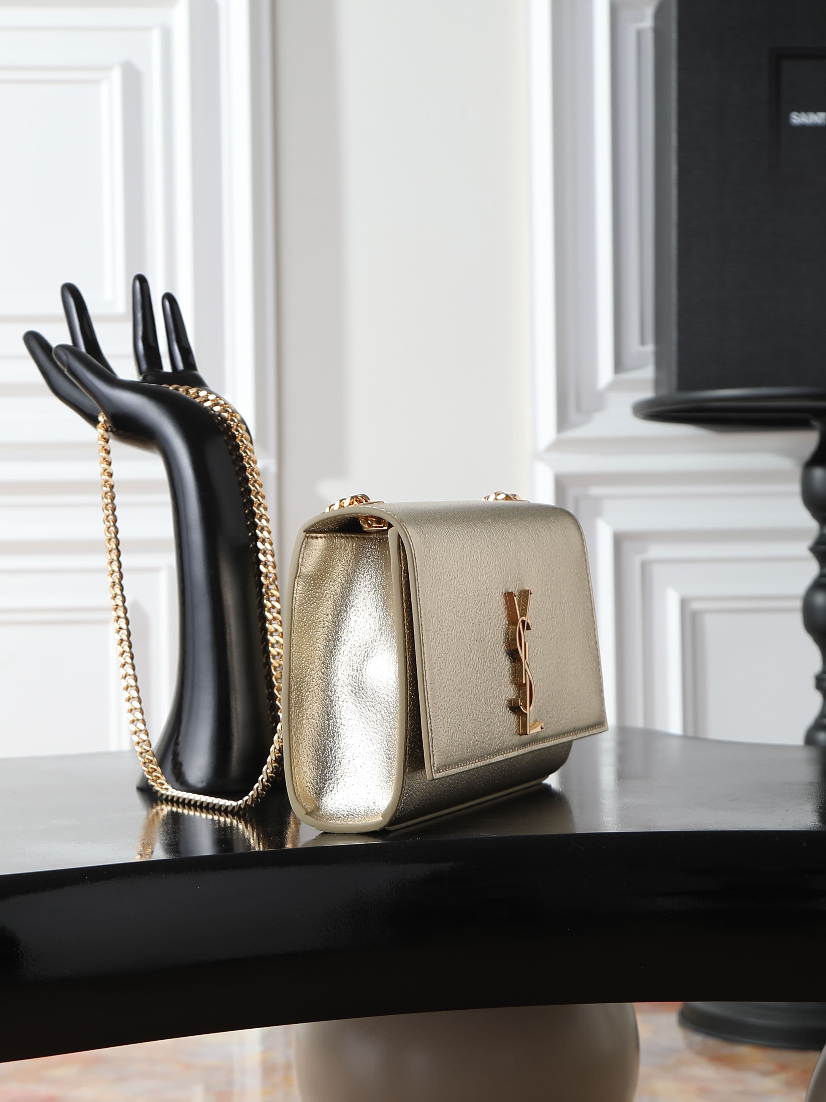 C8430 Golden diamond pattern gold buckles·24cm — image 3