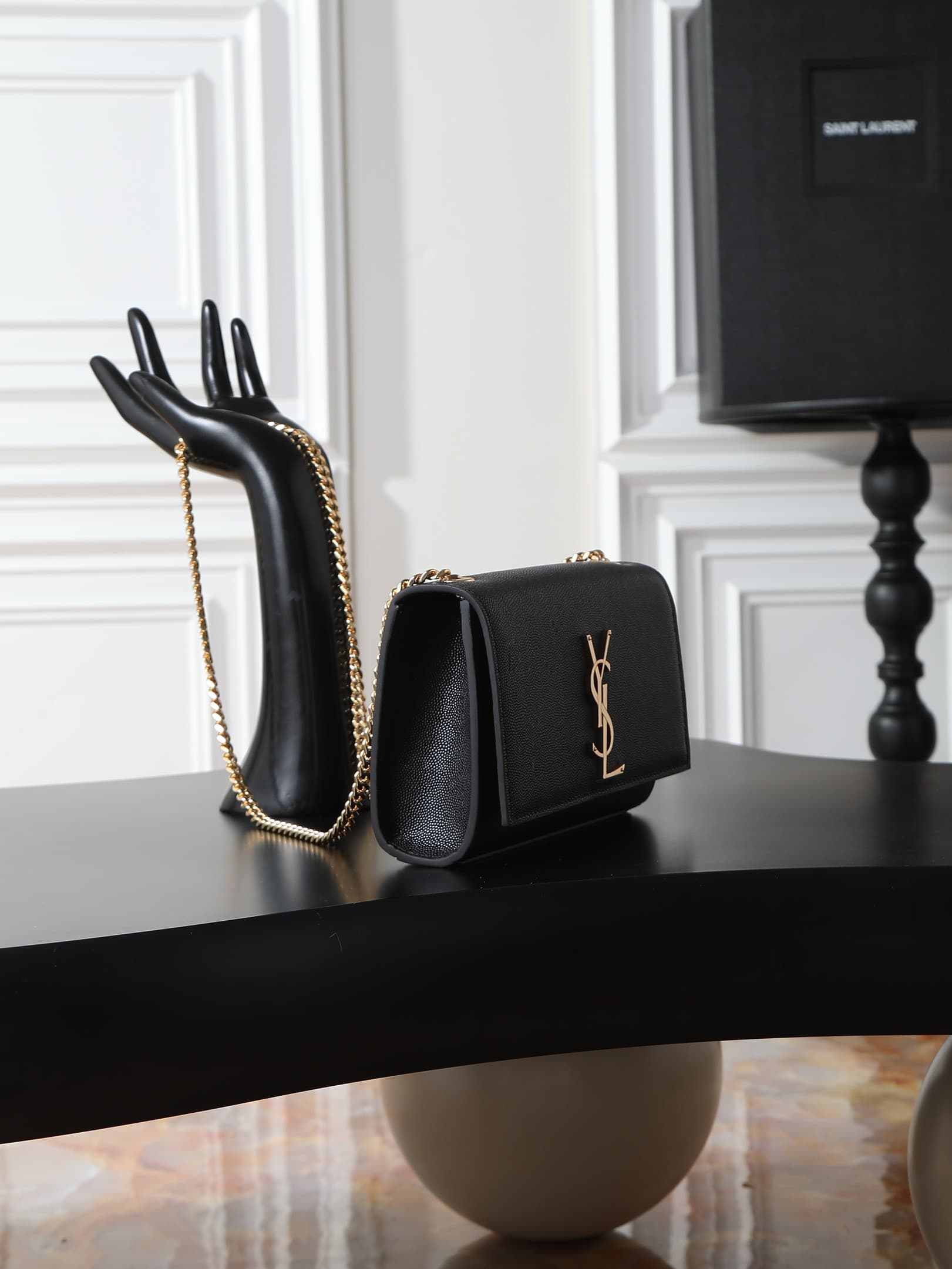 C8419 Black Caviar Gold Clasp · 20cm — image 5