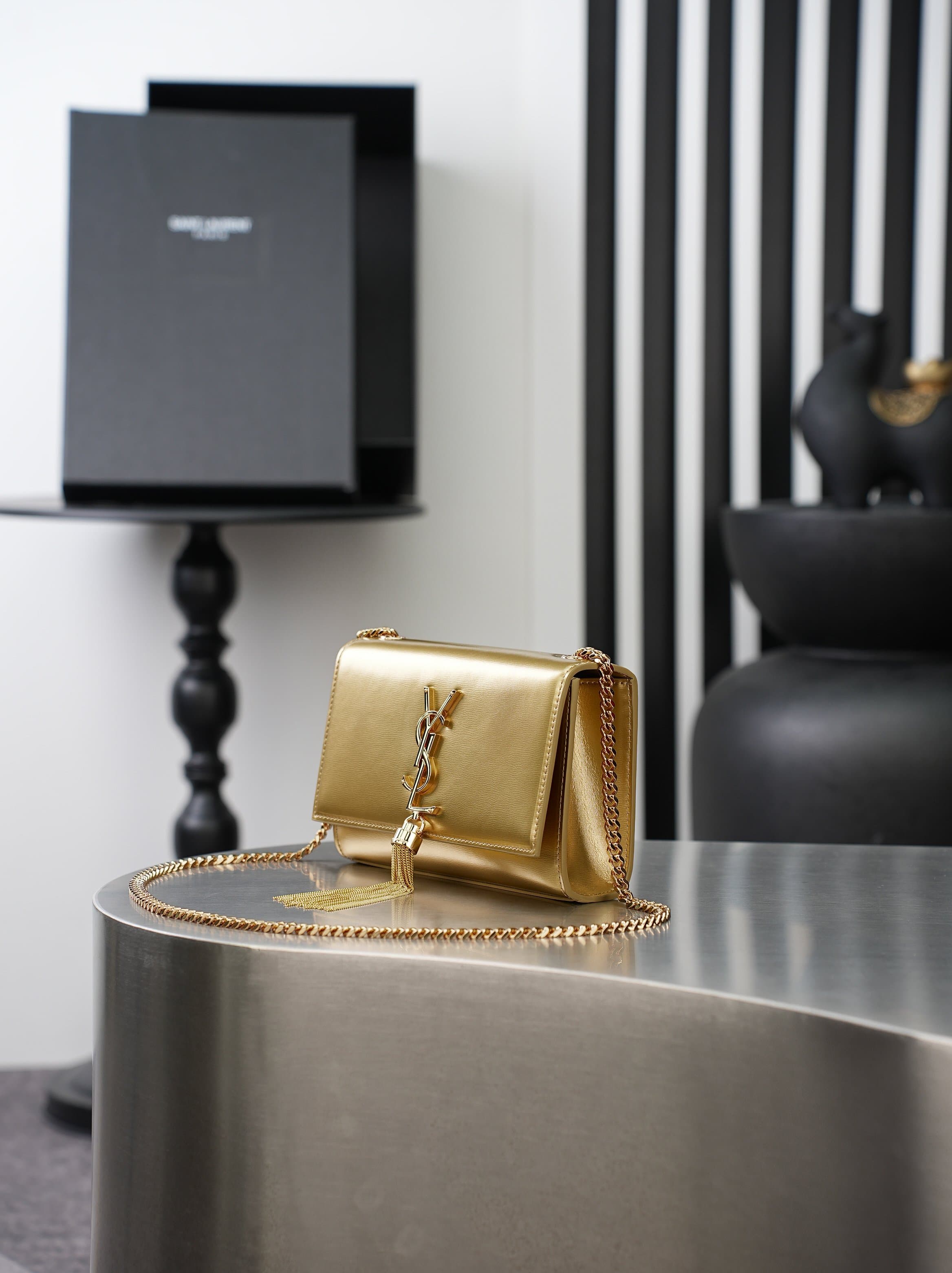 C8457 Golden golden band tassels·20cm — image 2