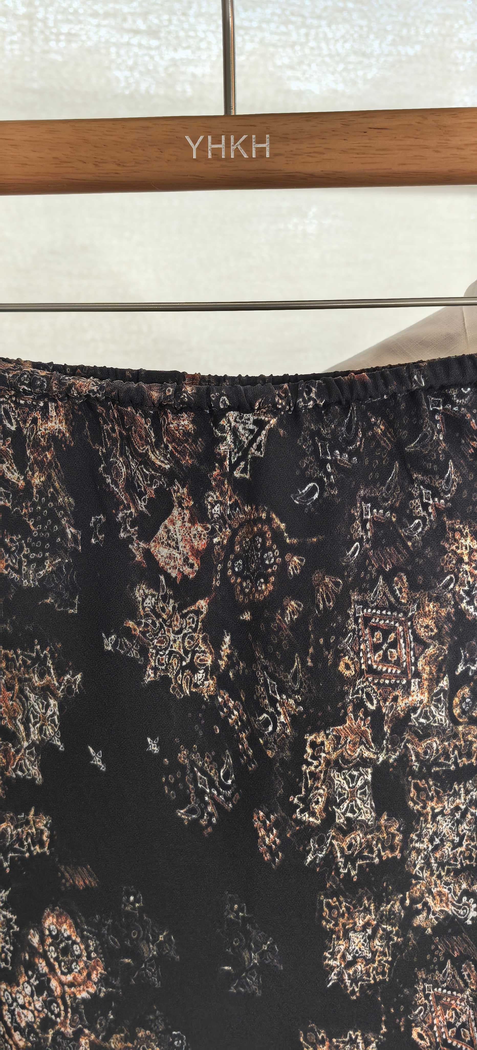 C18466 New design-inspired floral fishtail midriff skirt — image 3