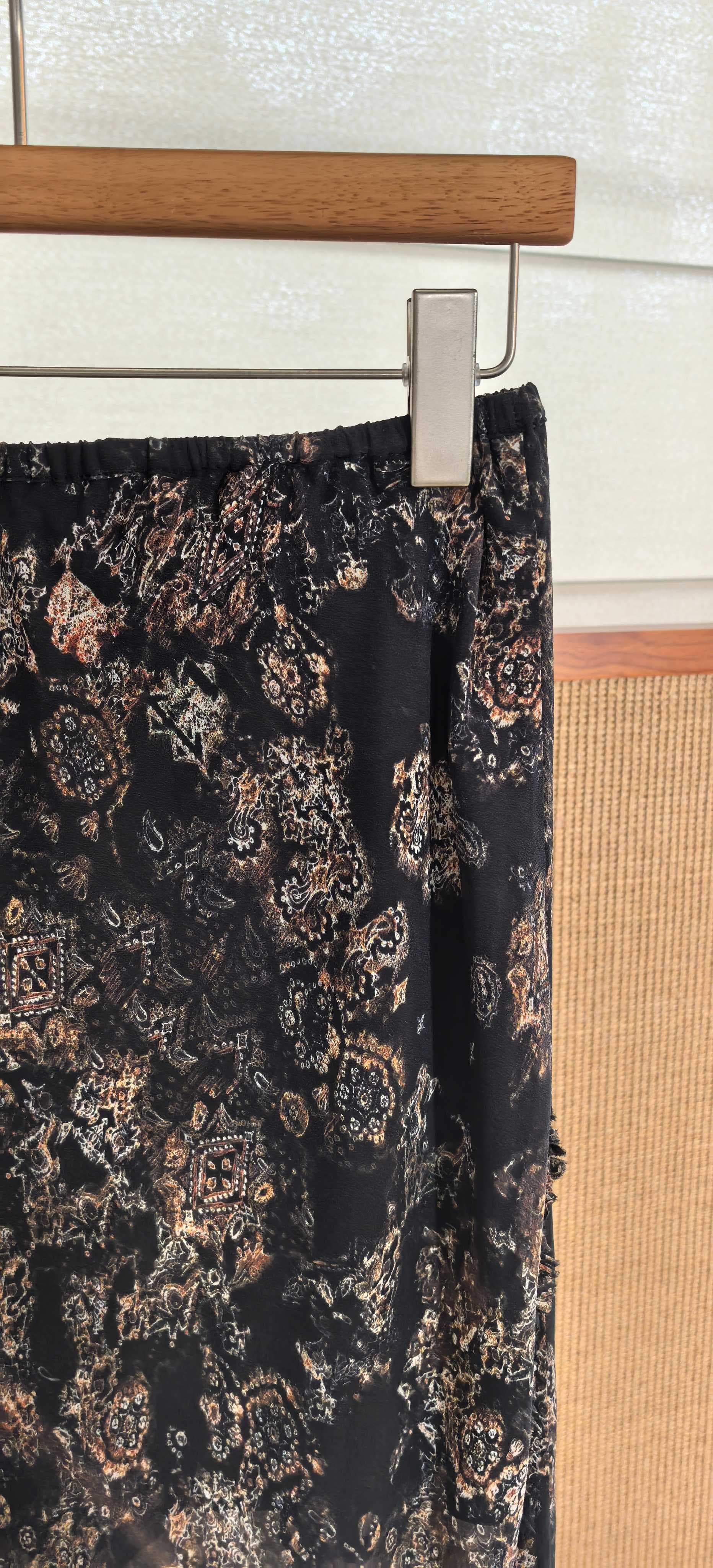 C18466 New design-inspired floral fishtail midriff skirt — image 6
