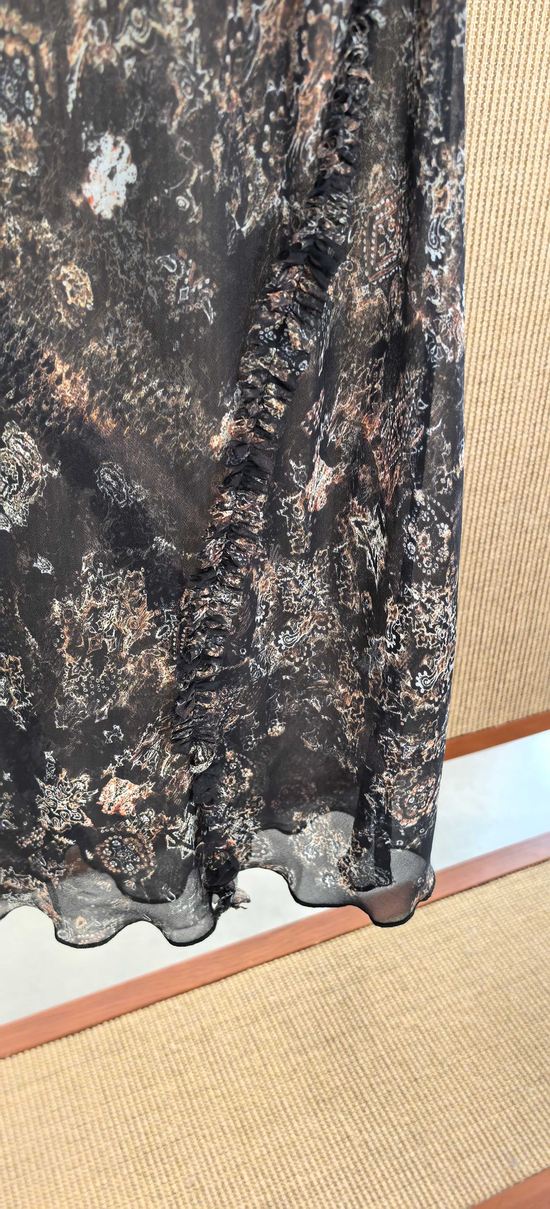 C18466 New design-inspired floral fishtail midriff skirt — image 7