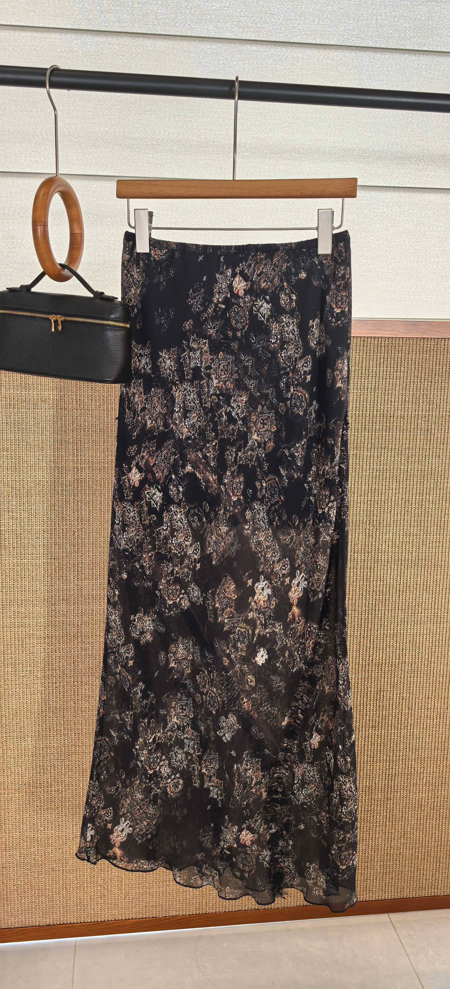 C18466 New design-inspired floral fishtail midriff skirt — image 8