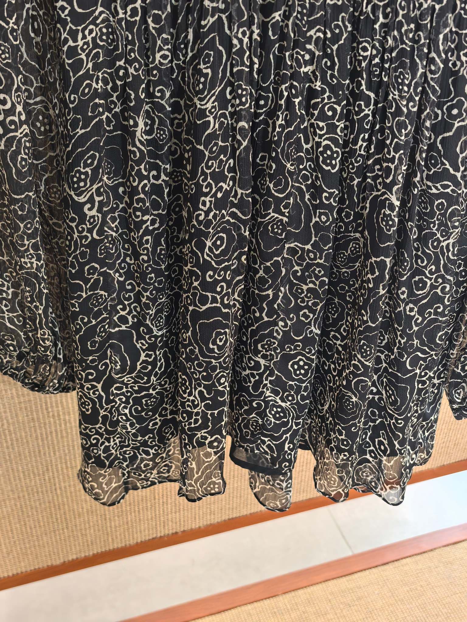 C18392 Spring new style romantic print dress — image 5
