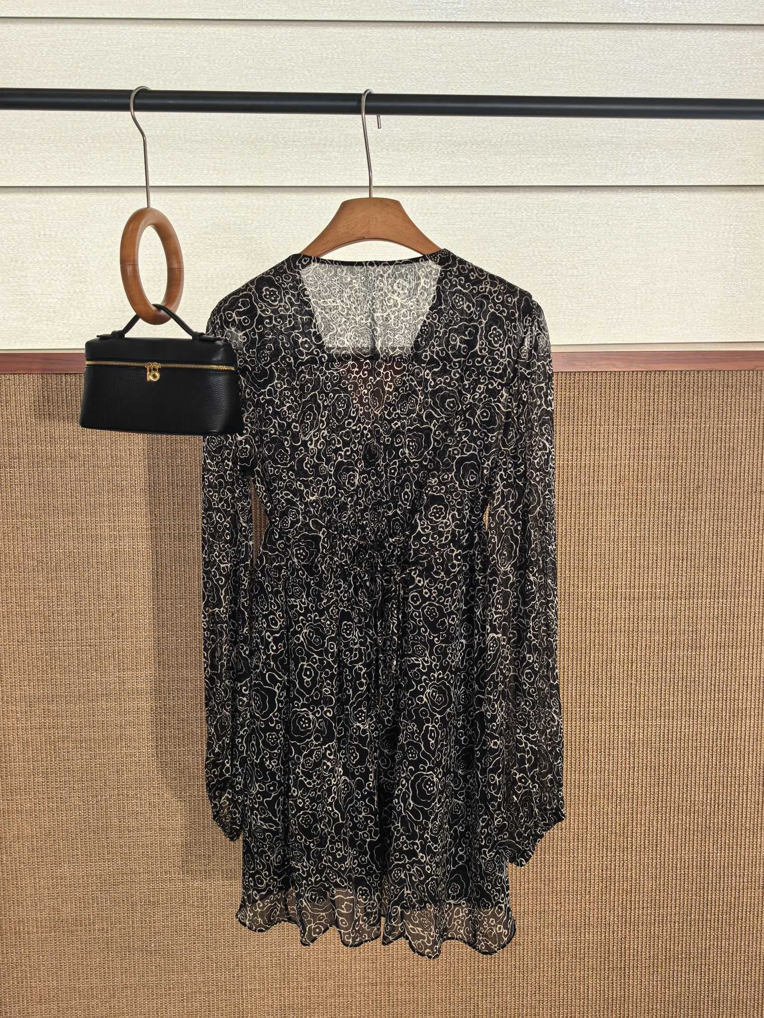 C18392 Spring new style romantic print dress — image 8