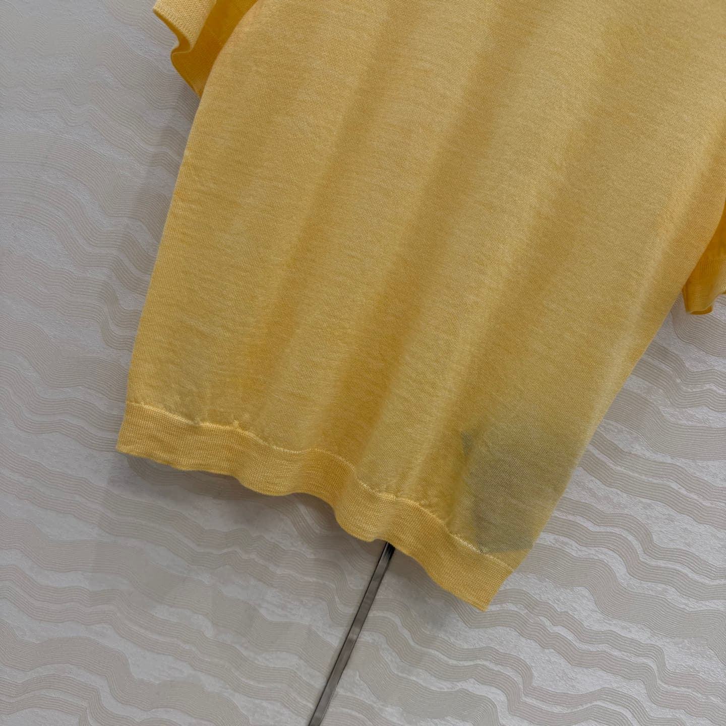 C18527 High-quality original fabric❤️ LW long-term style short-sleeved tops! High-end 80 wool with fine, soft texture; custom Swiss-made 18 knitting technique; imported 100 Merino wool yarn – lightweight and comfortable! Classic fit that emphasizes slimmi — image 6