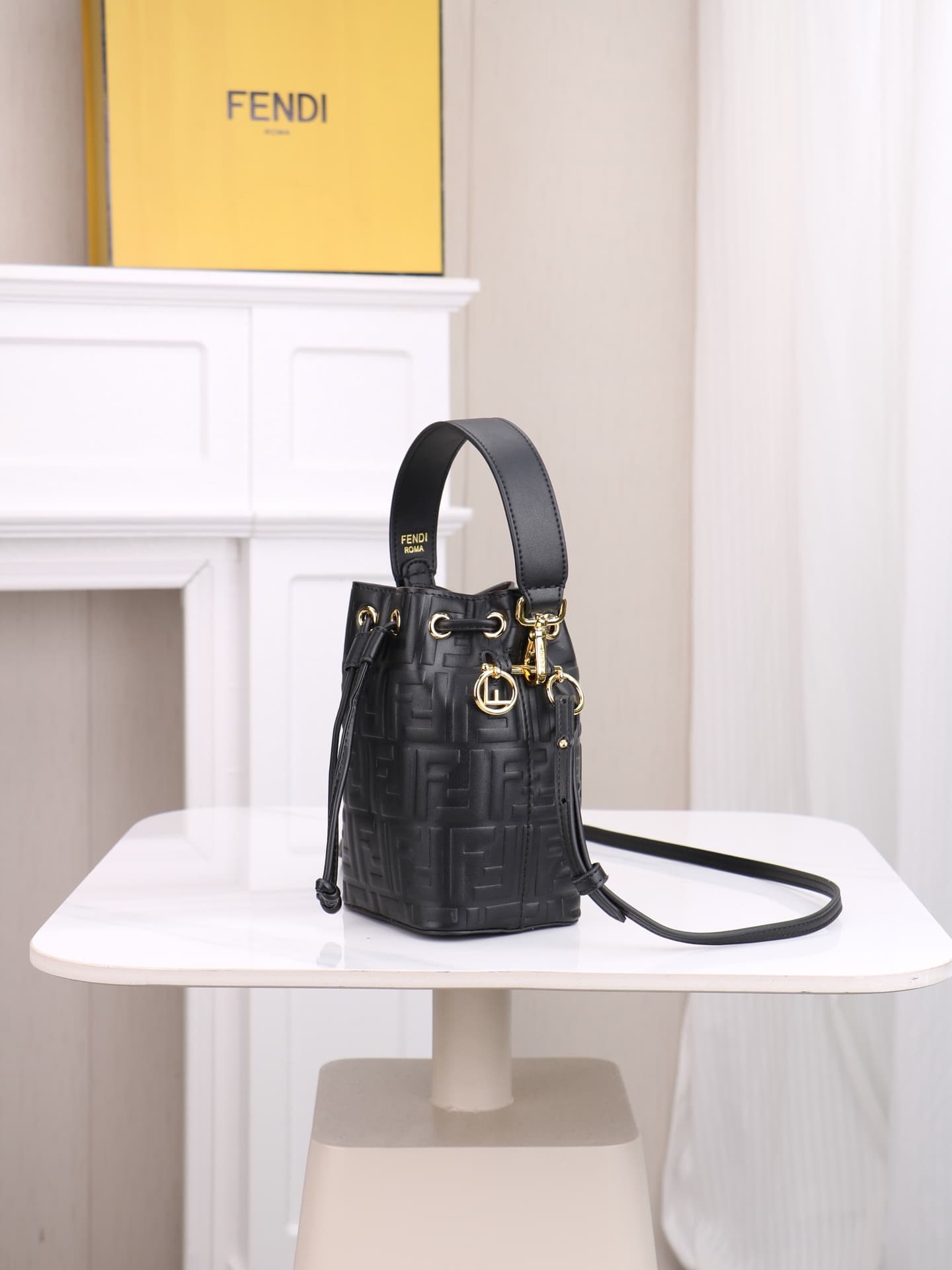 C2847 (Upgraded version, 100% full-grain cowhide) [Fendi MINI BUCKET] — image 2