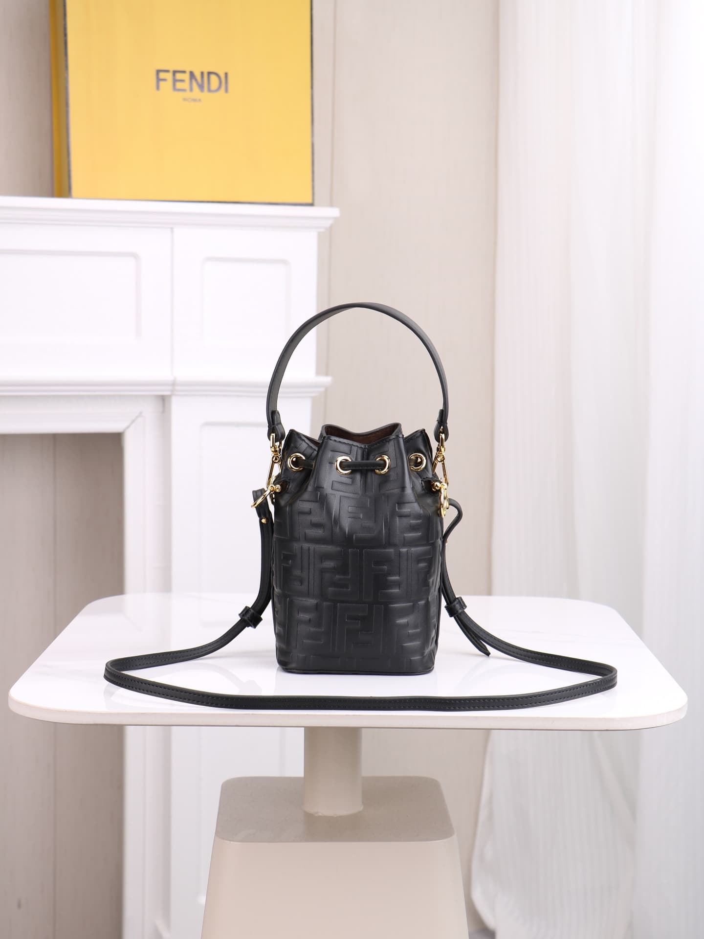 C2847 (Upgraded version, 100% full-grain cowhide) [Fendi MINI BUCKET] — image 3