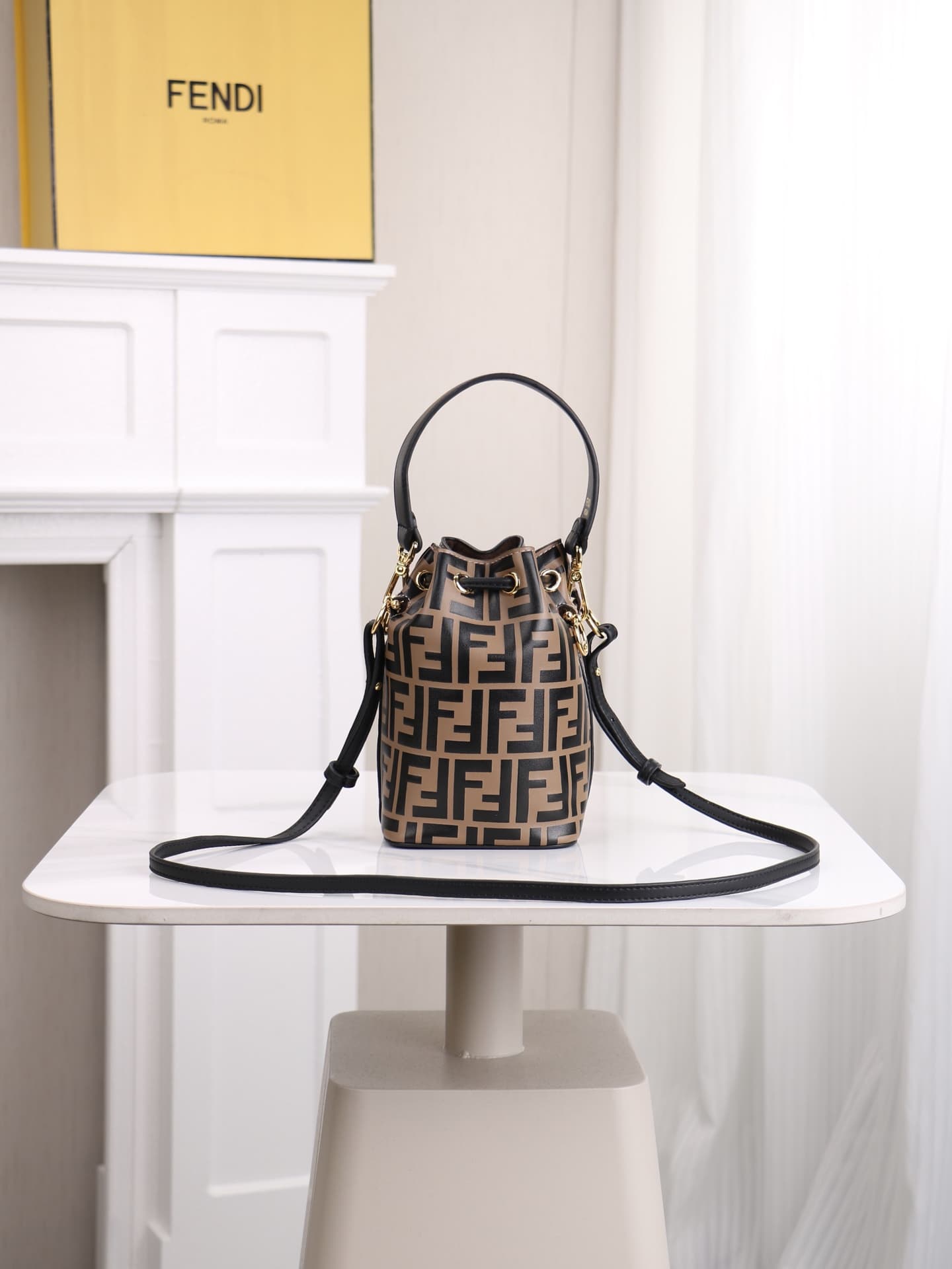 C2848 (Upgraded version, 100% full-grain cowhide) [Fendi MINI BUCKET] — image 2