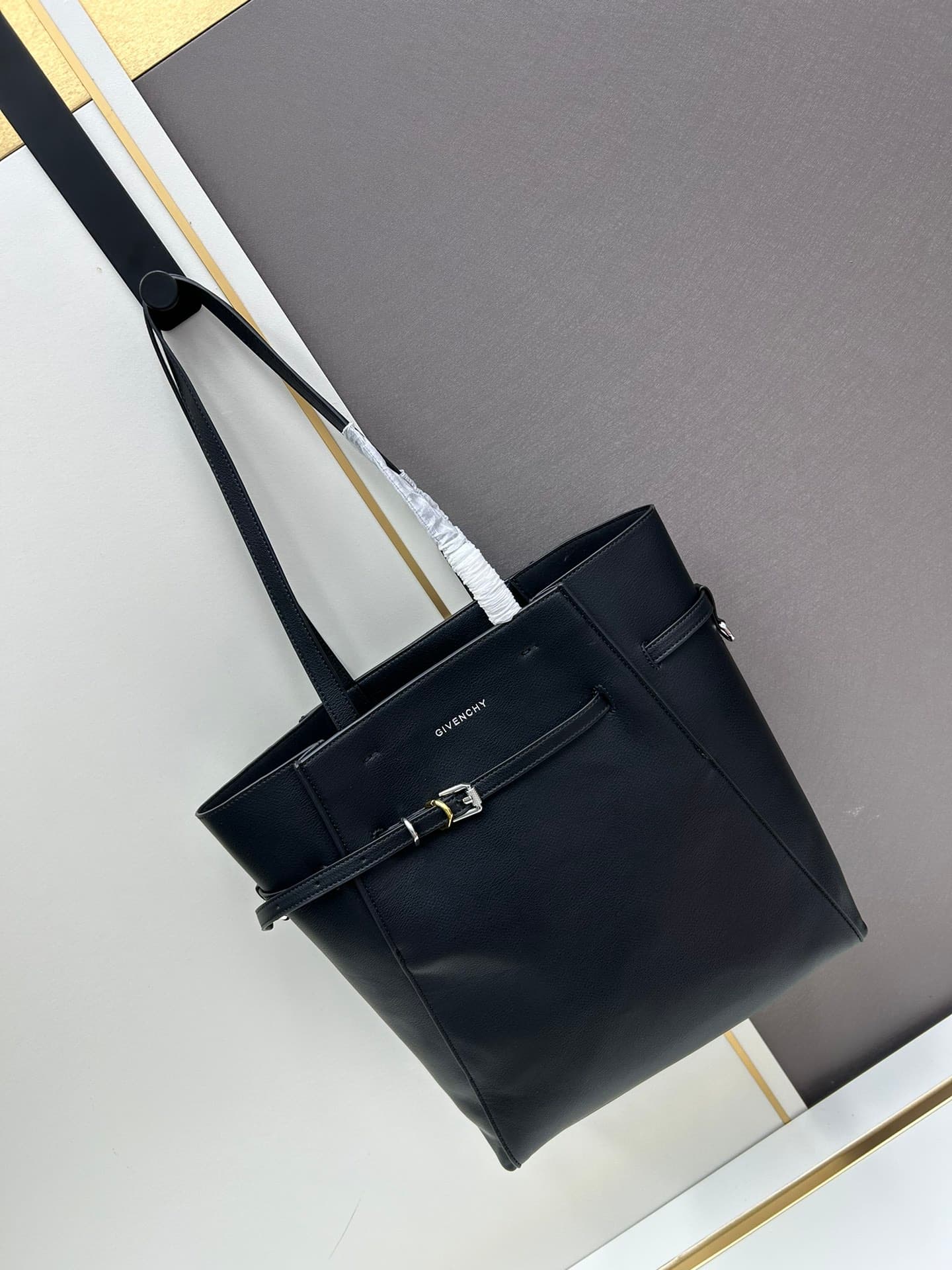 C3202 Gucci 2024 New Model Shopping Bag · Small Size, Lightly Tanned Leather Tote Bag — image 5