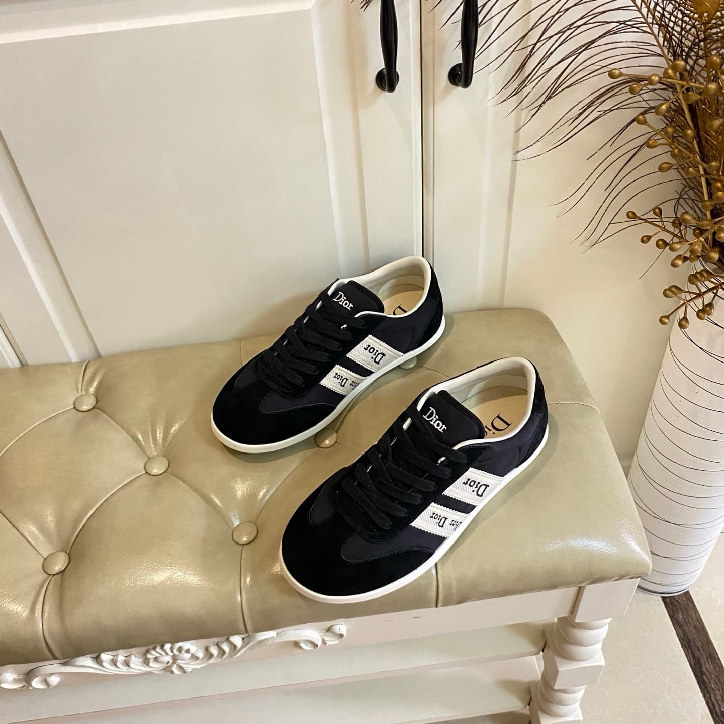 D6018 Manufacturer’s price, high version. Dior casual shoes. Fabric with contrasting colors, made of leather or canvas. Size: 35-40 — image 3
