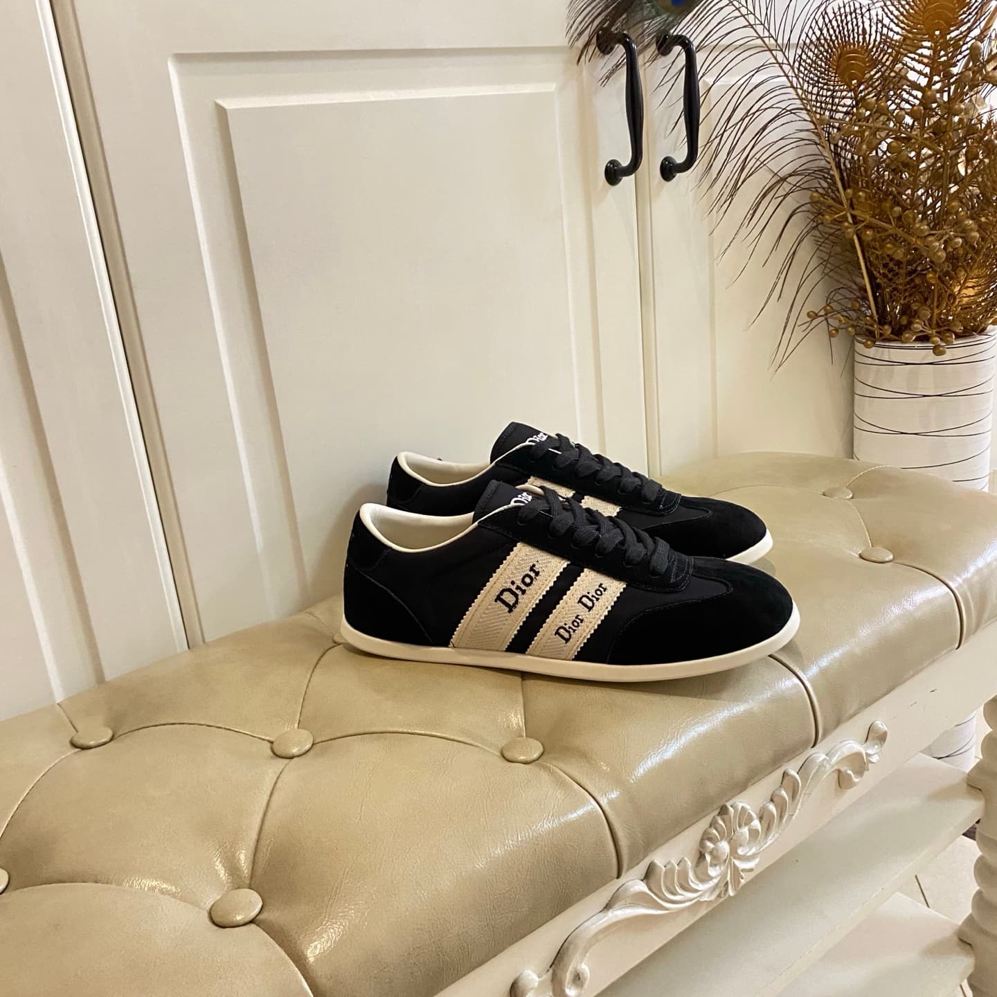 D6018 Manufacturer’s price, high version. Dior casual shoes. Fabric with contrasting colors, made of leather or canvas. Size: 35-40 — image 6
