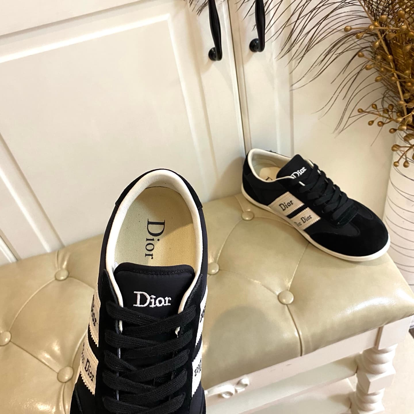 D6018 Manufacturer’s price, high version. Dior casual shoes. Fabric with contrasting colors, made of leather or canvas. Size: 35-40 — image 7