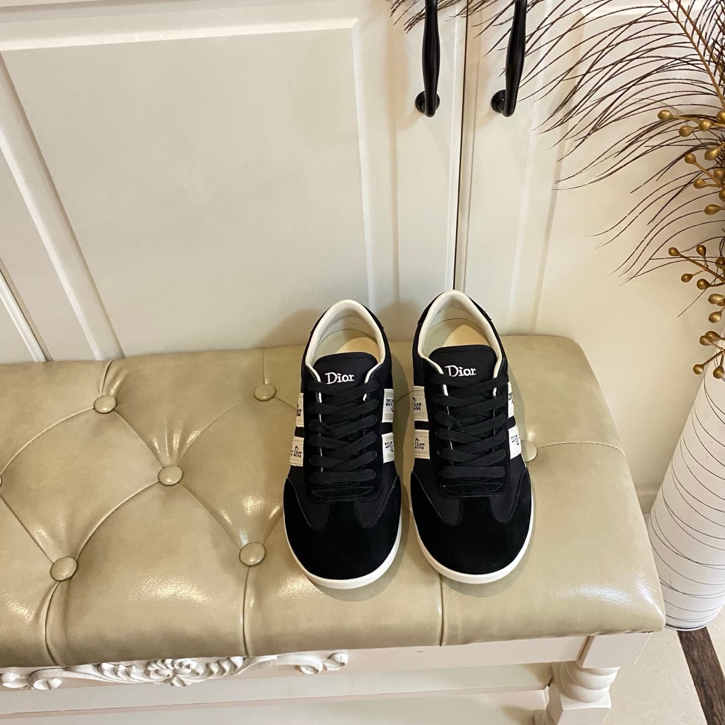 D6018 Manufacturer’s price, high version. Dior casual shoes. Fabric with contrasting colors, made of leather or canvas. Size: 35-40 — image 4