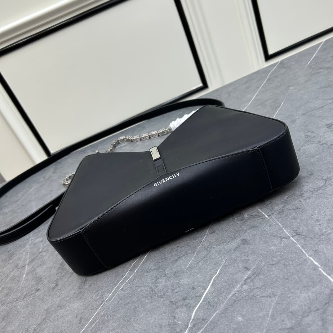 C3164 [New Product] 🇫🇷 GIVENCHY 2023 – Elegant cutouts and charm. Handbag with original French box leather, paired with brass 4G hardware chains ⛓️ — image 5