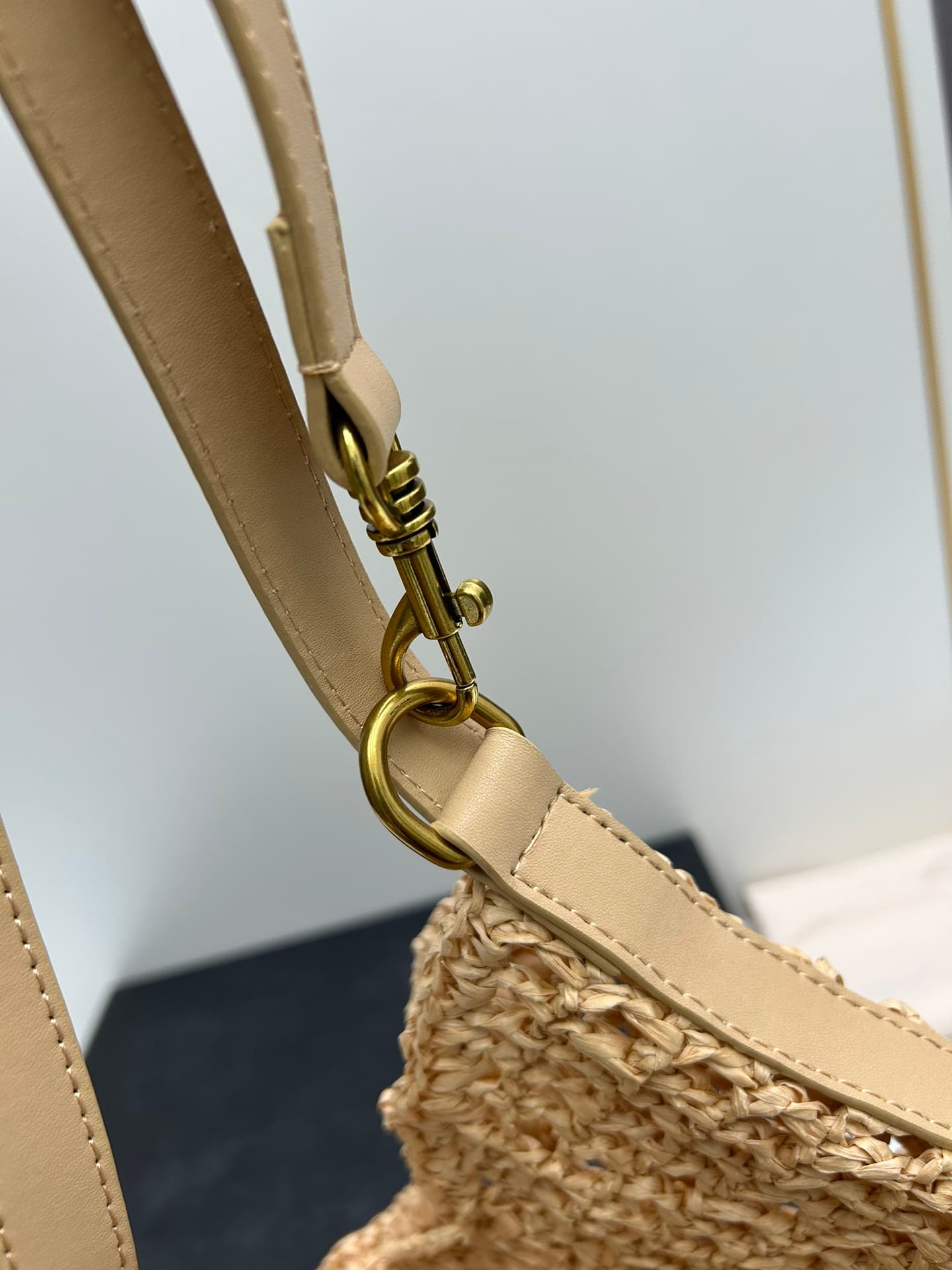 C8759 New model 💰 Lafite grass | Can’t wait to pack the grass bags and go on a vacation ⛱️||| I present to you my two favorite Lafite grass-bag accessories! — image 4