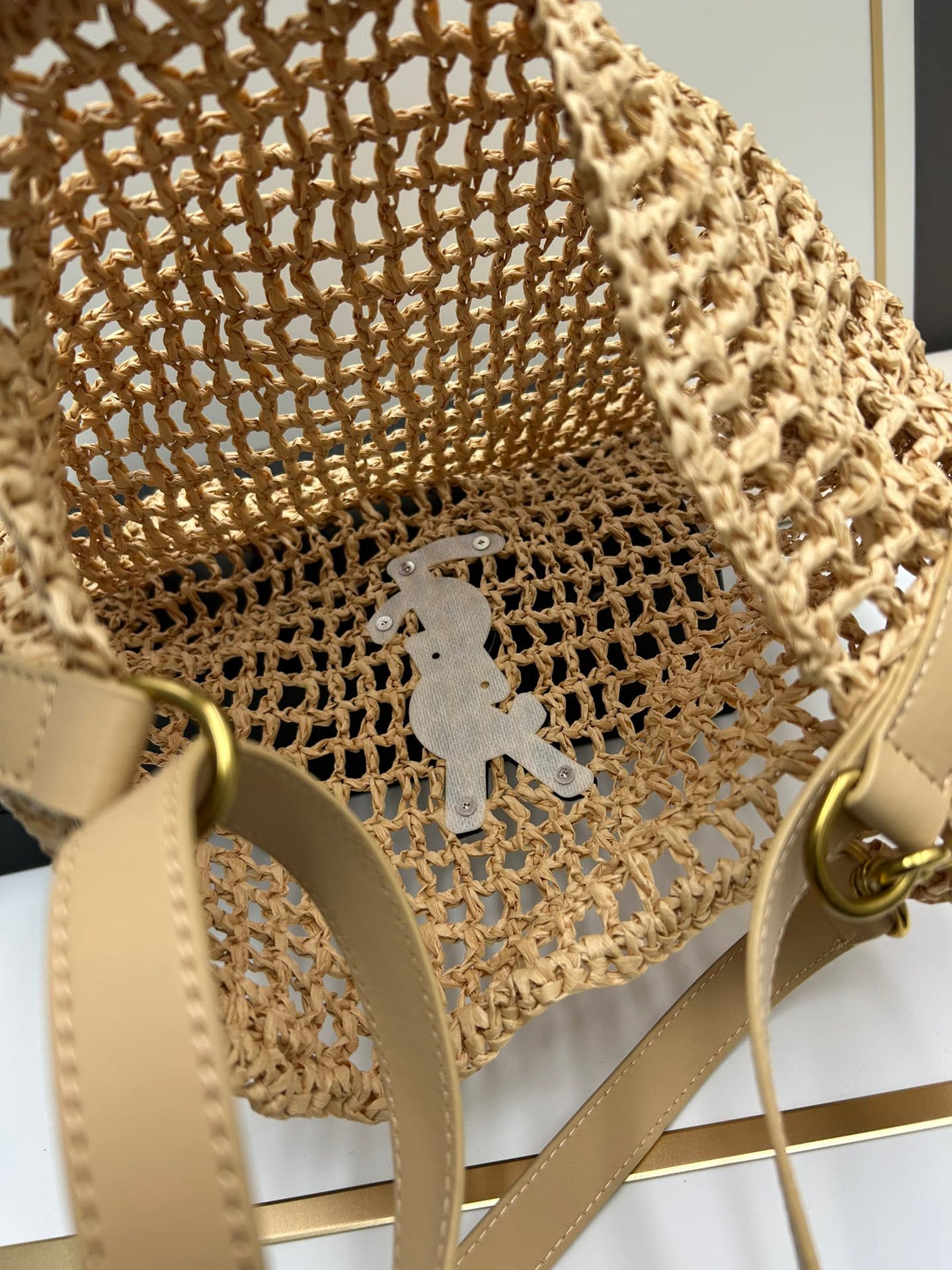 C8759 New model 💰 Lafite grass | Can’t wait to pack the grass bags and go on a vacation ⛱️||| I present to you my two favorite Lafite grass-bag accessories! — image 5