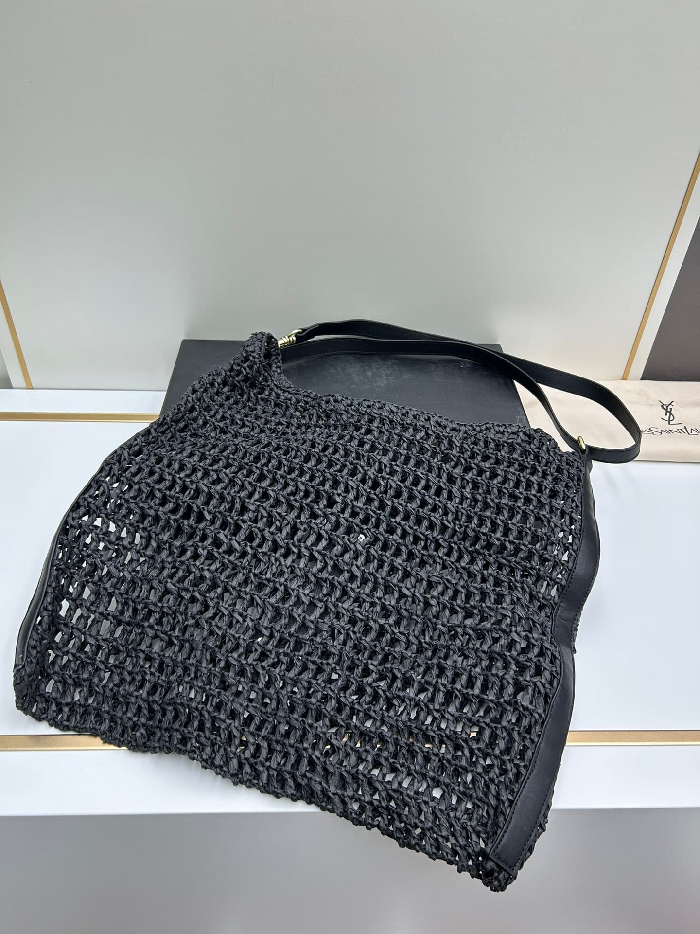 C8758 New model 💰 Lafite grass | Can’t wait to pack the grass bags and go on a vacation ⛱️||| I present to you my two favorite Lafite grass-bag bags! — image 2