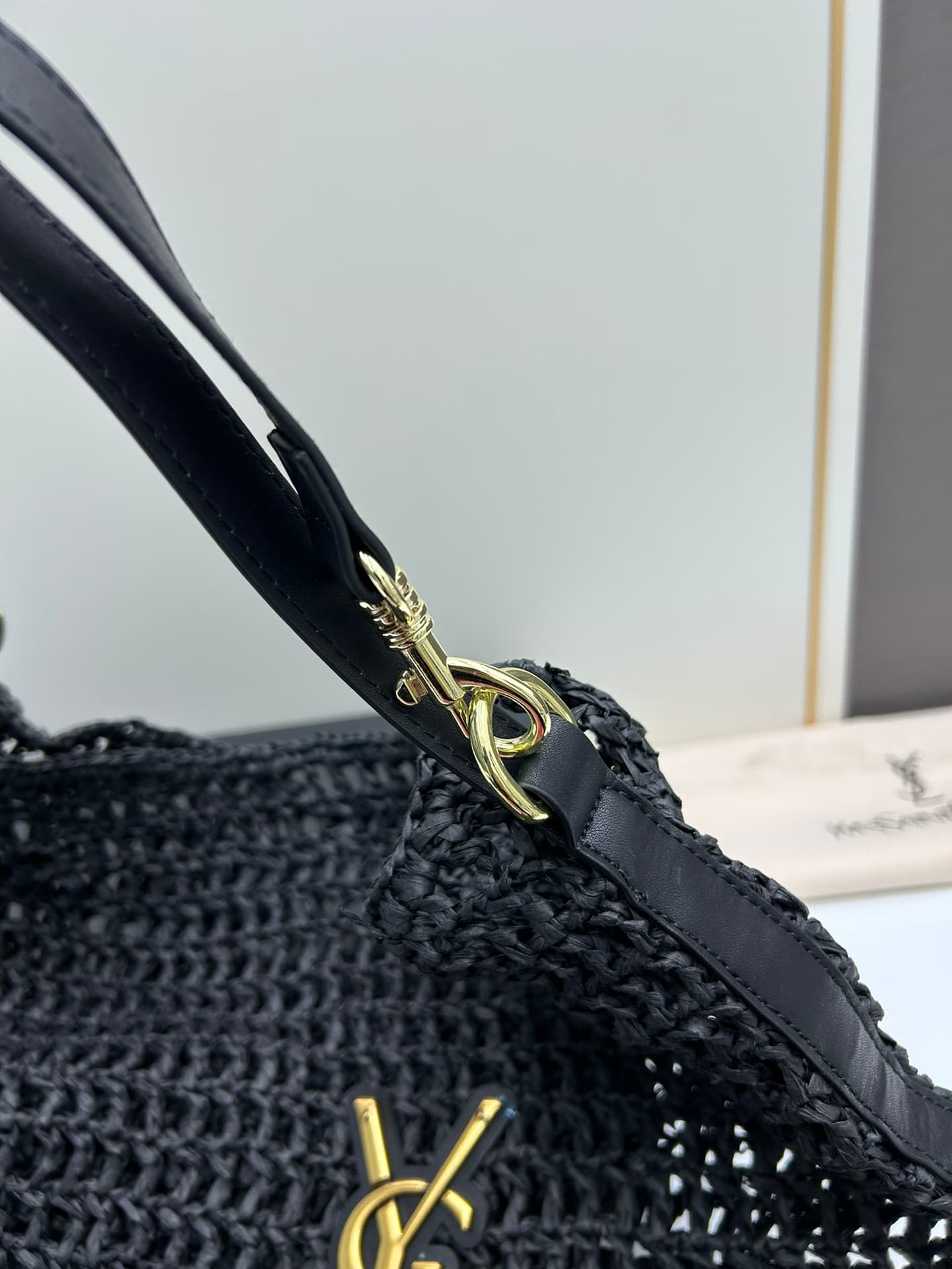 C8758 New model 💰 Lafite grass | Can’t wait to pack the grass bags and go on a vacation ⛱️||| I present to you my two favorite Lafite grass-bag bags! — image 4