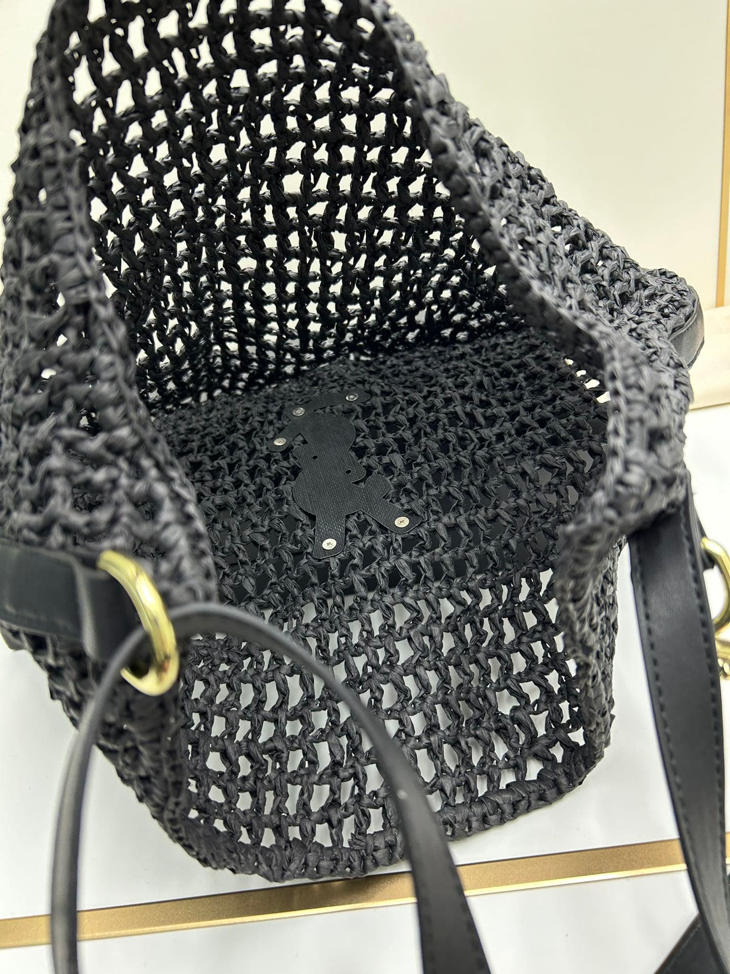 C8758 New model 💰 Lafite grass | Can’t wait to pack the grass bags and go on a vacation ⛱️||| I present to you my two favorite Lafite grass-bag bags! — image 5