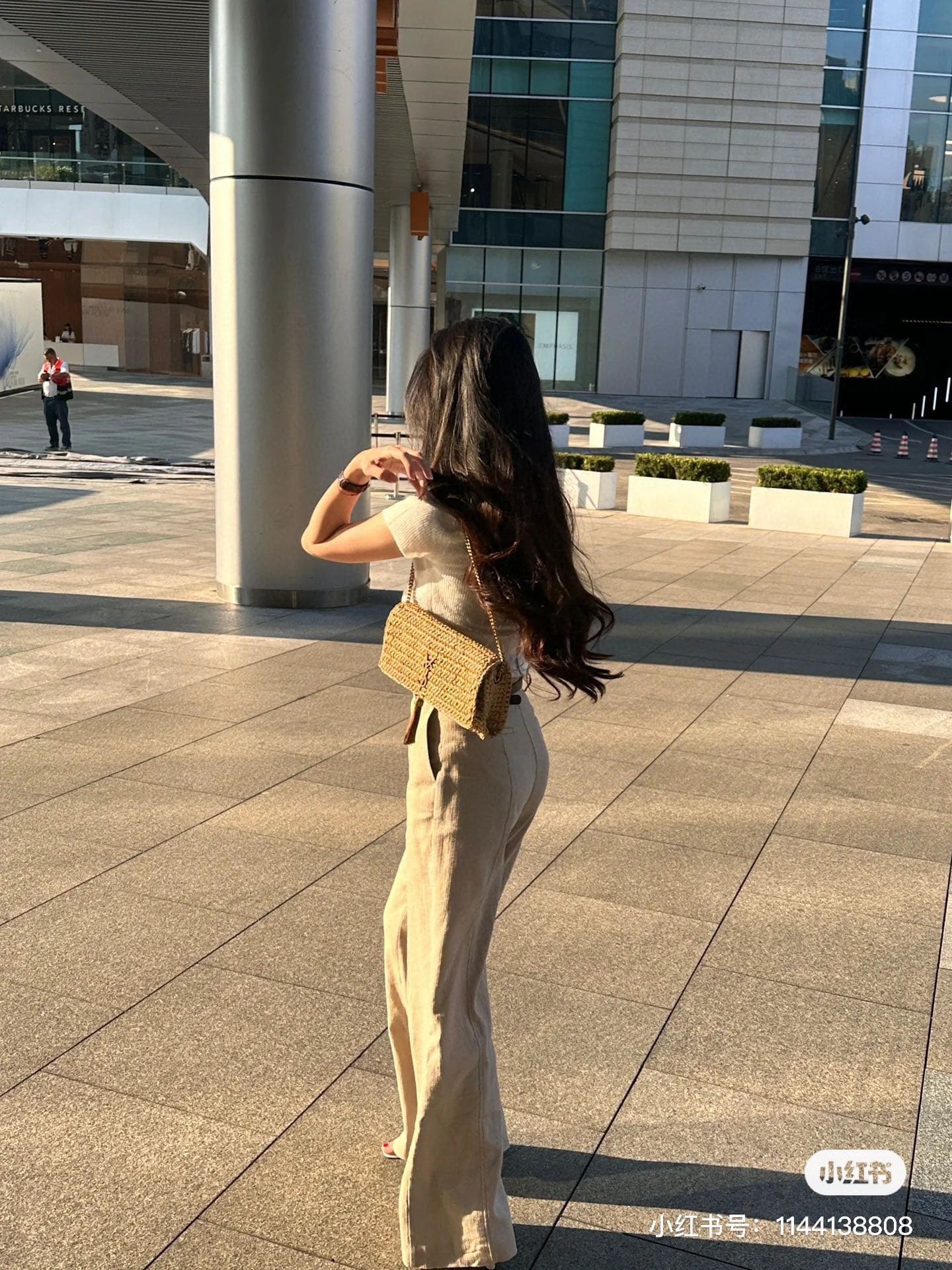 C8755 New model 💰 YSL new Rafia-fiber fringe bag! Summer beach 🏖️ happiness ||| ysl/Saint Laurent new Rafia-fiber fringe Kate — image 8