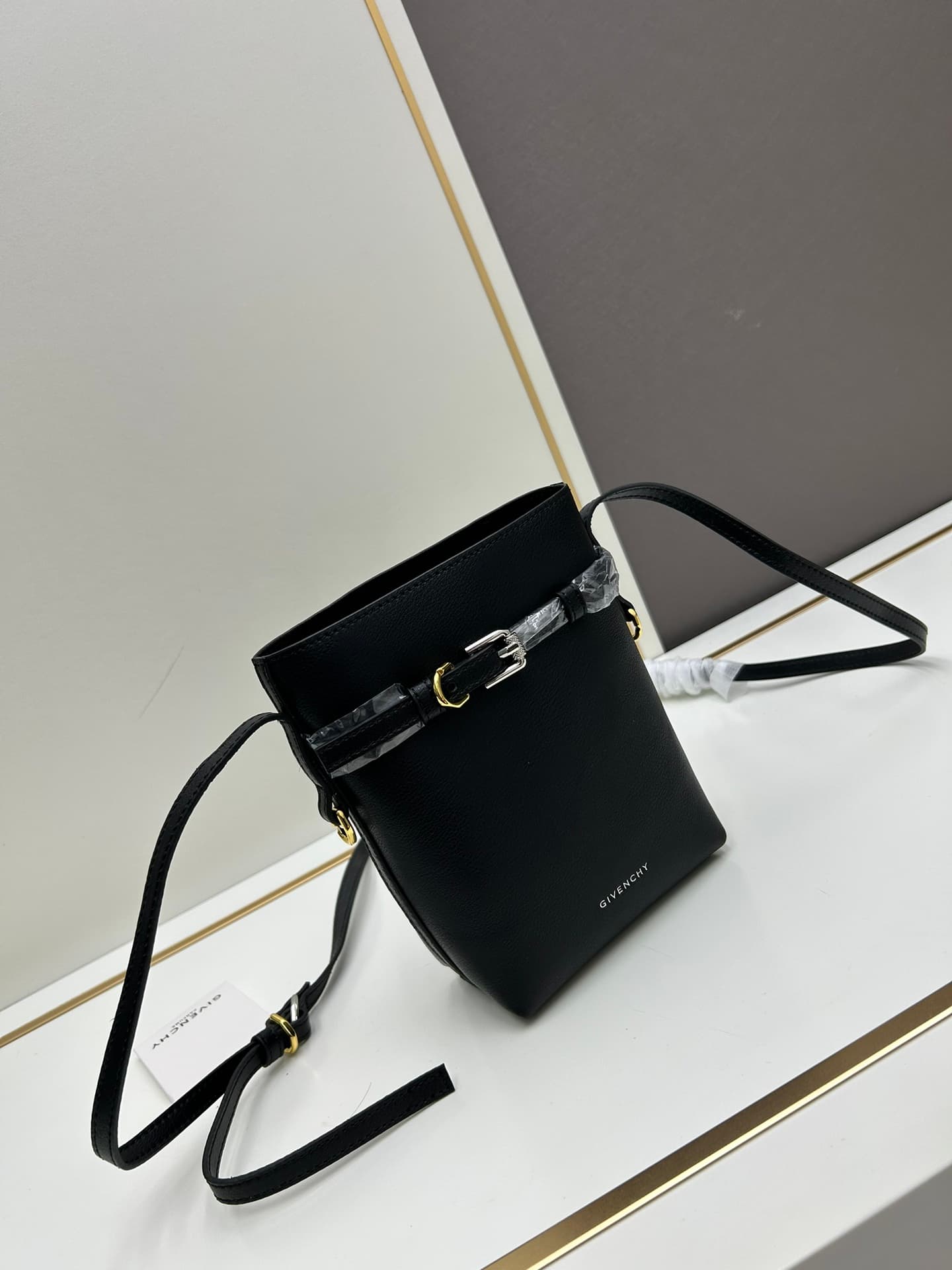 C3175 Giovanni 2024 New Model Phone Bag, Fufu Bag – Lightly tanned cowhide phone bag — image 2