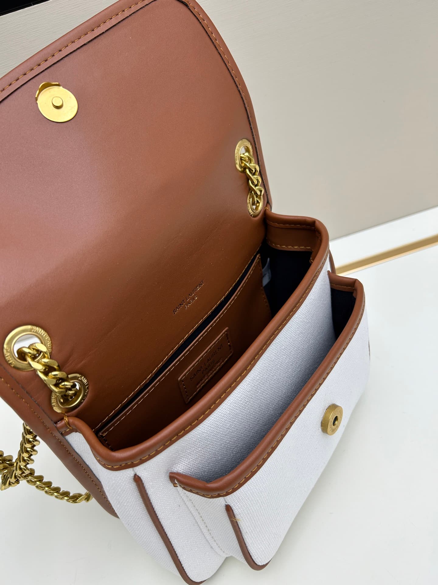 C8705 New small-sized bag with box 💰 Saint Laurent YSL Niki – Latest linen color, crossbody or shoulder bag |||| Saint Laurent YSL Niki – Latest linen color crossbody or shoulder bag ✨ A touch of romance and Turkish style; the fabric is truly unique and f — image 7