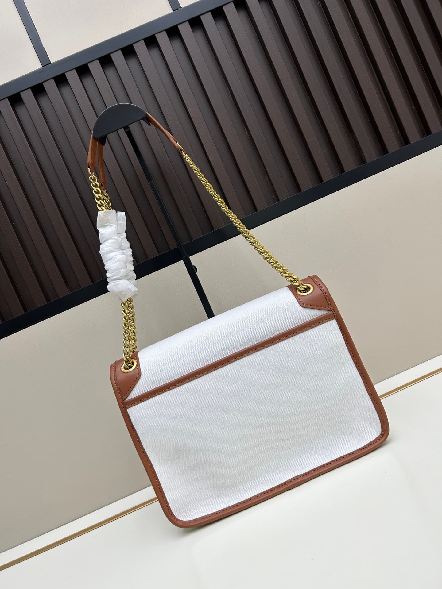 C8704 New large-sized bags with pouches 💰 Saint Laurent YSL Niki – latest linen-colored crossbody and shoulder bags! ✨ A touch of romance and Turkish style; the fabric is truly unique and fashionable! It’s important to note that the amount of hemp used in — image 2