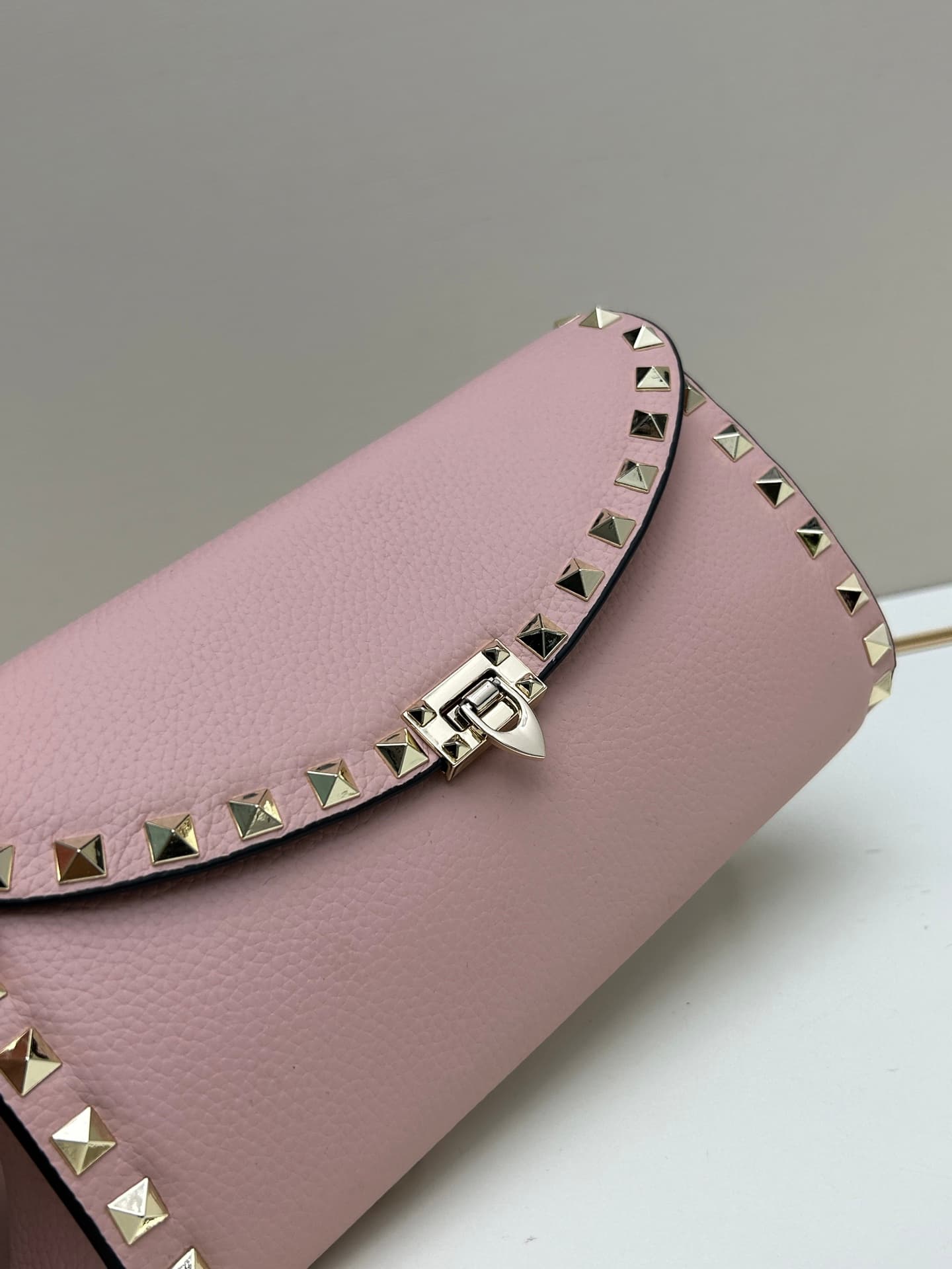 C8299 Garavani Rockstud Mini leather crossbody bag, featuring the iconic hook closure design — image 3