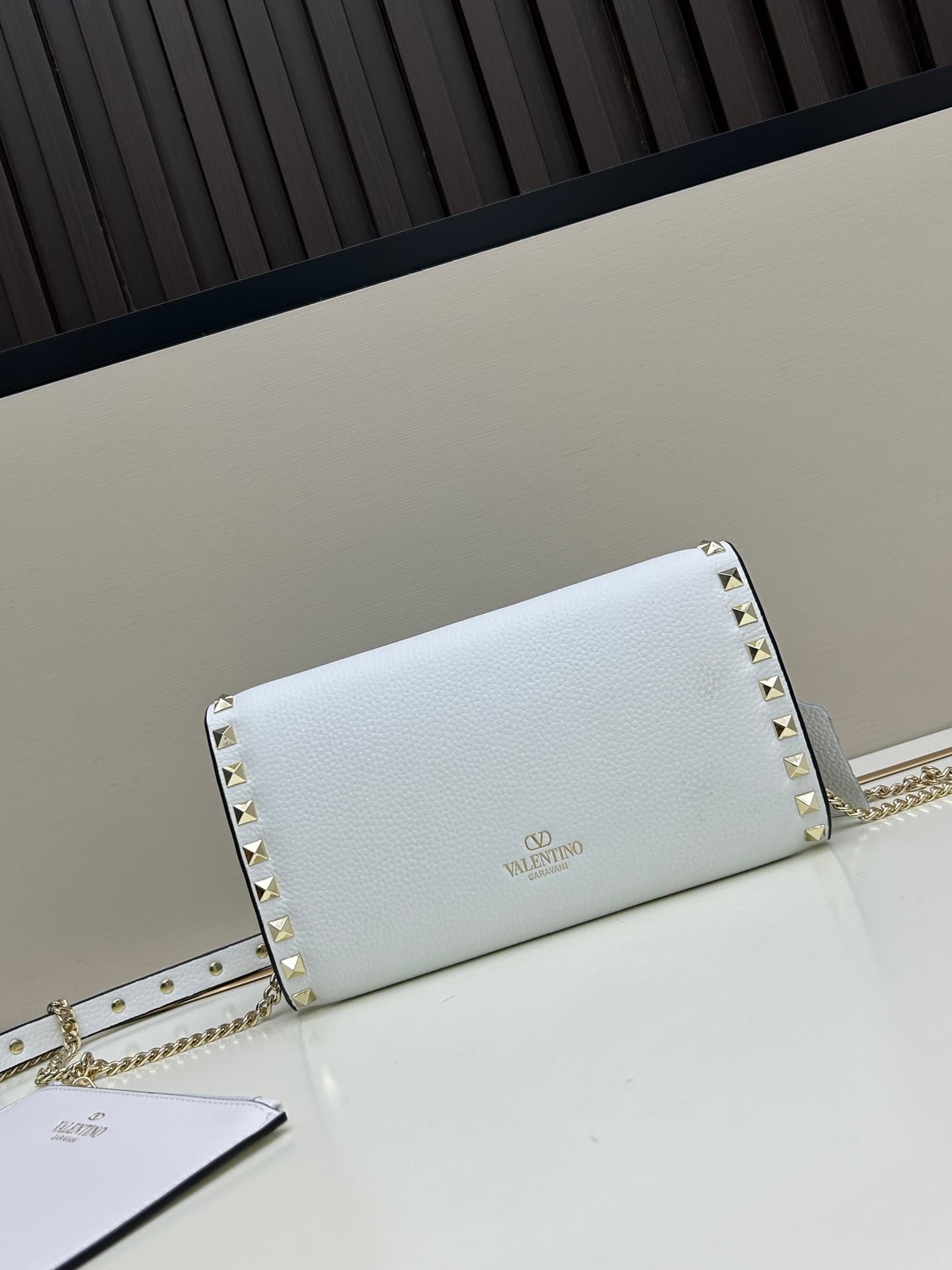C8296 Garavani Rockstud Mini leather crossbody bag, featuring the iconic hook closure design — image 2