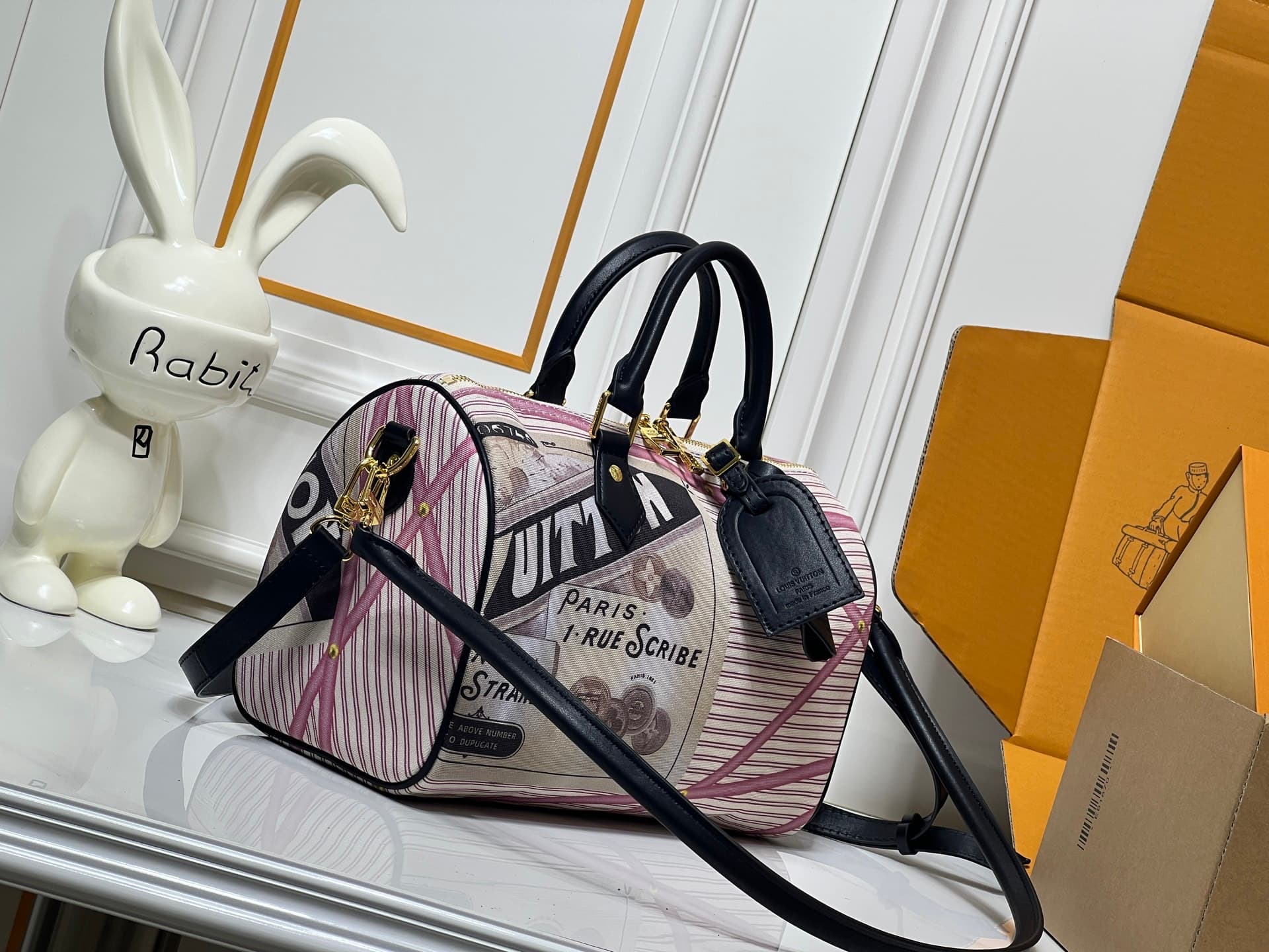 C5336 💰M18076 M15159 M25766 M13344 Fashionable model. This Speedy Soft 30 is from LV Travels With Grace Coddlington line. — image 2