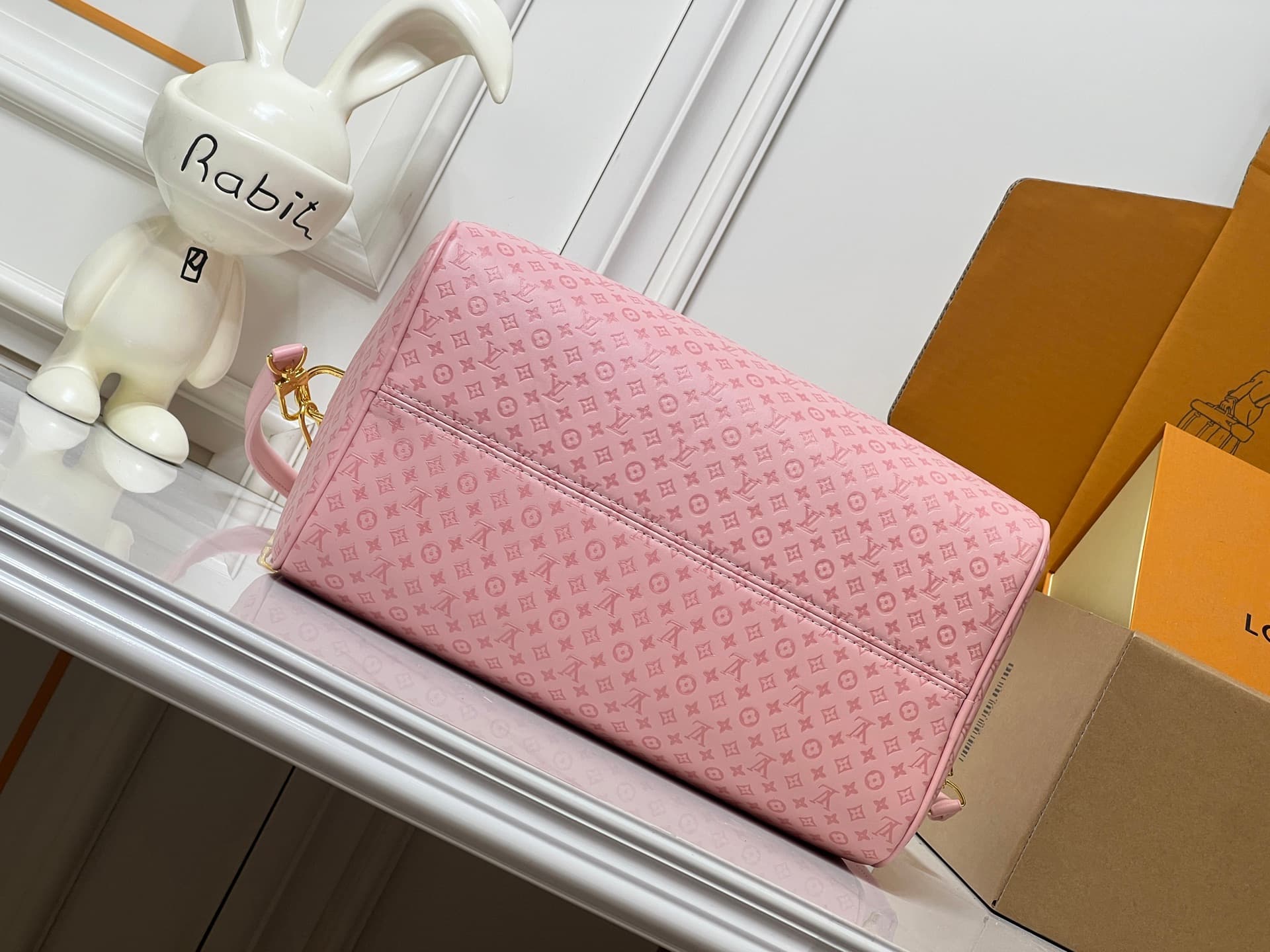 C5160 💰M29535 M13344 Speedy30 Handbags are part of the brand’s classic collection. Made from high-quality cowhide leather, they feature Monogram patterns, and the light beige color is elegant and versatile ✨. The bag has a Boston shape, with a suitable si — image 7
