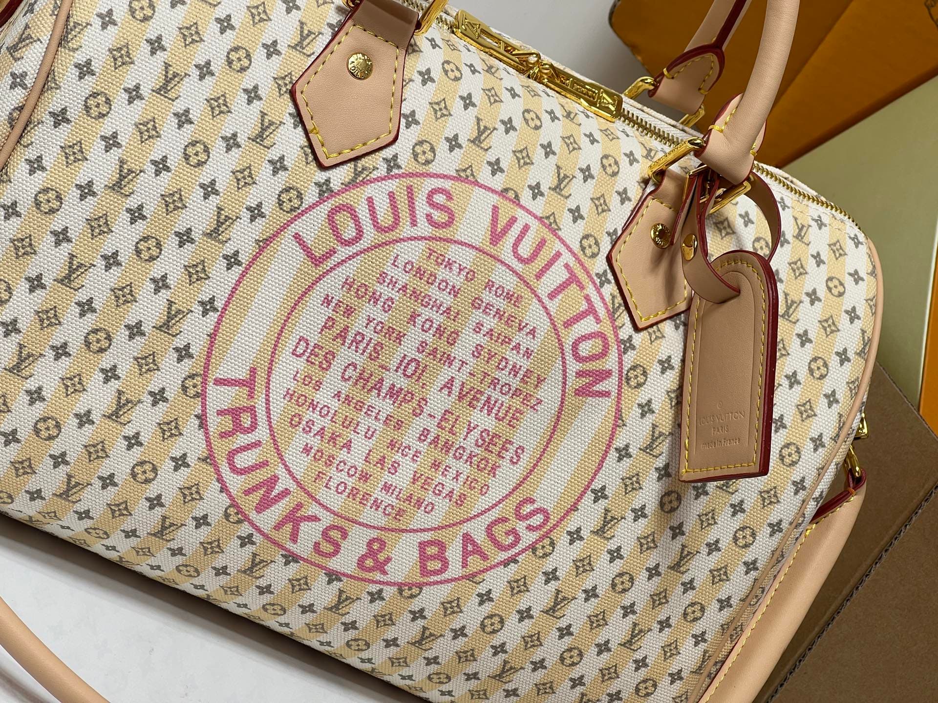 C5076 💰 M28677 M13344 Exhibit-style model. This Speedy Soft 30 is from LV Travels With Grace Coddlington line. — image 4