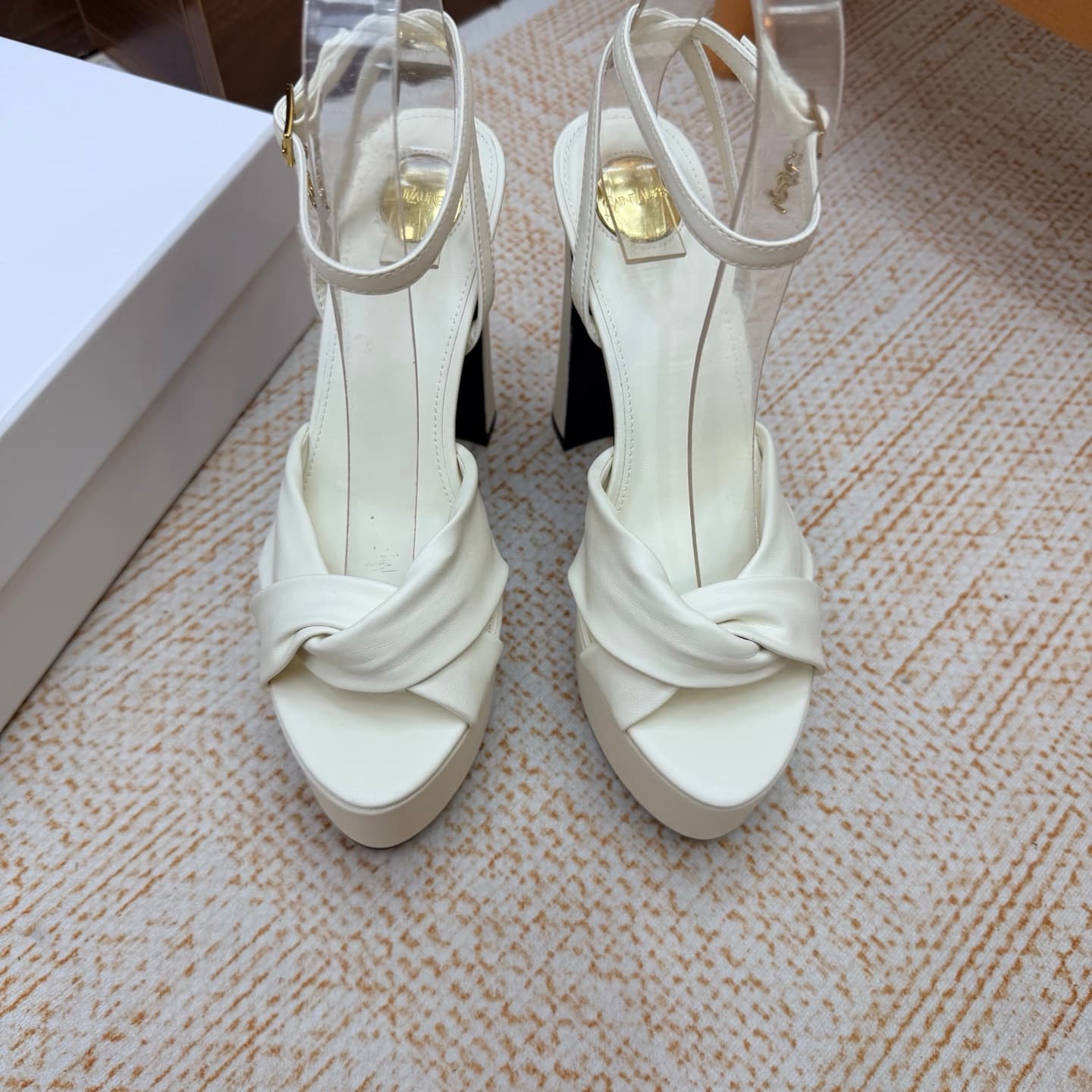 D12243 New model available: YSL Saint Laurent🖤 — SS2026 Summer Fish Mouth high heels. New design, suitable for fashion shows; high heels and sandals. — image 5