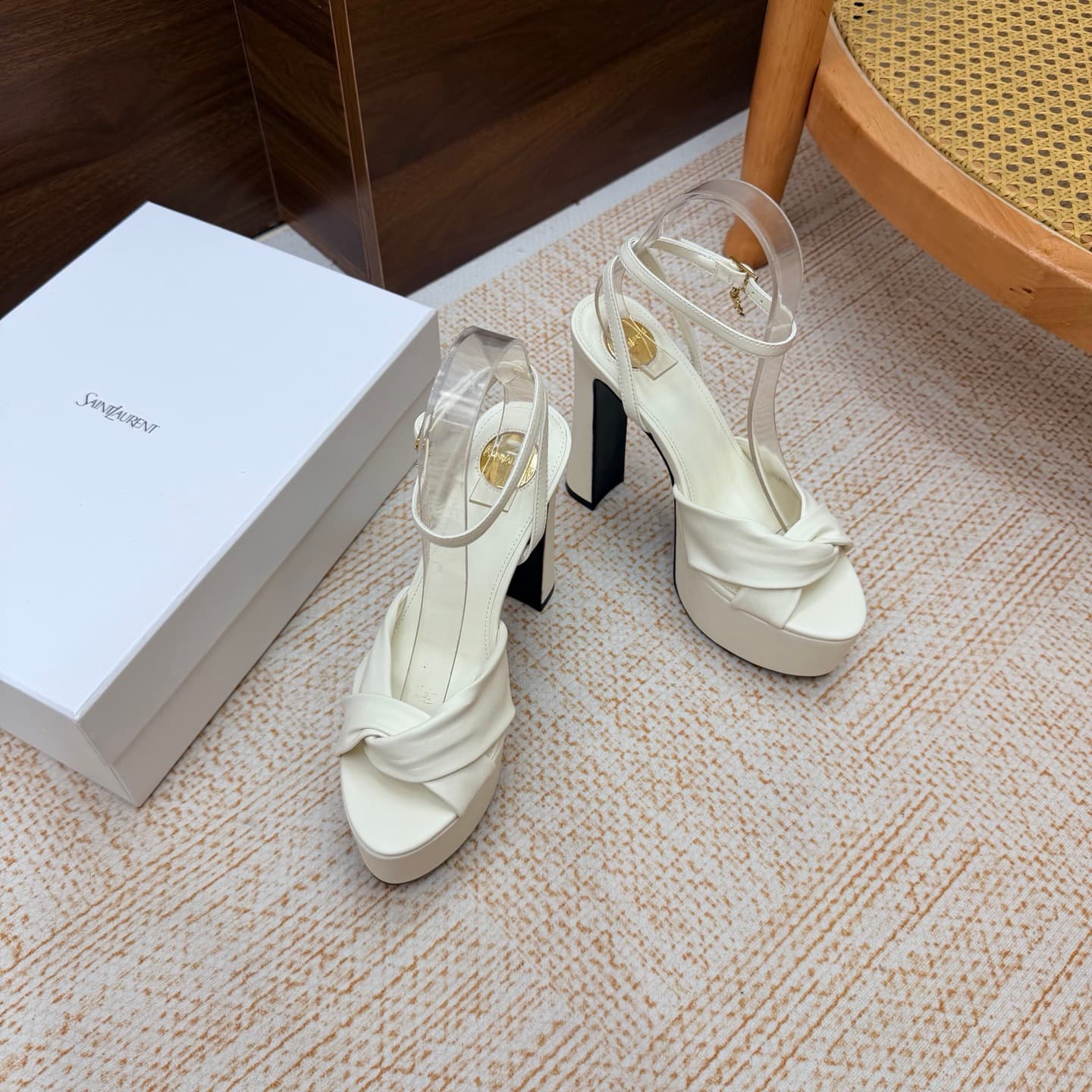 D12243 New model available: YSL Saint Laurent🖤 — SS2026 Summer Fish Mouth high heels. New design, suitable for fashion shows; high heels and sandals. — image 6