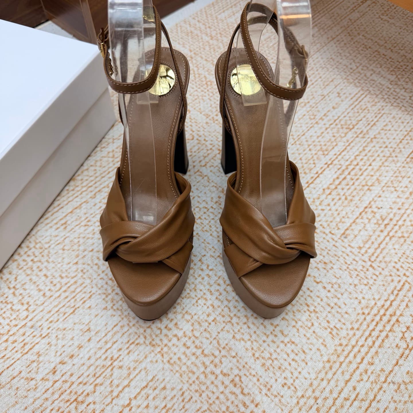 D12242 New model released: YSL Saint Laurent🖤 — SS2026 Summer Fish Mouth high heels. New design, suitable for fashion shows; high heels and sandals. — image 5